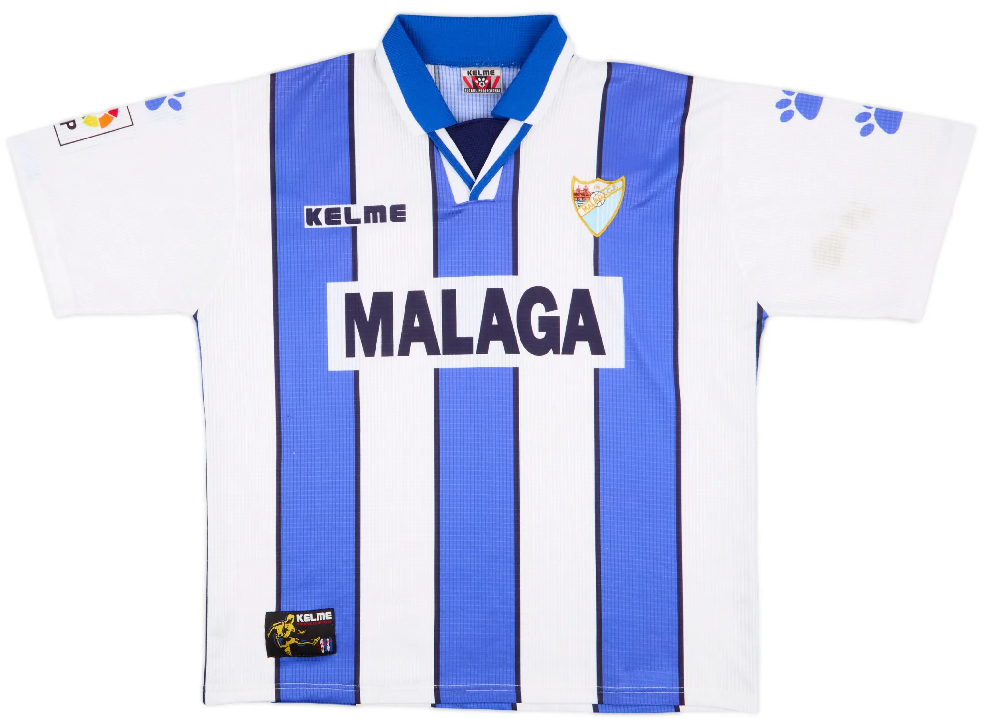 Kelme Málaga Mens SS Home Shirt 1998/99