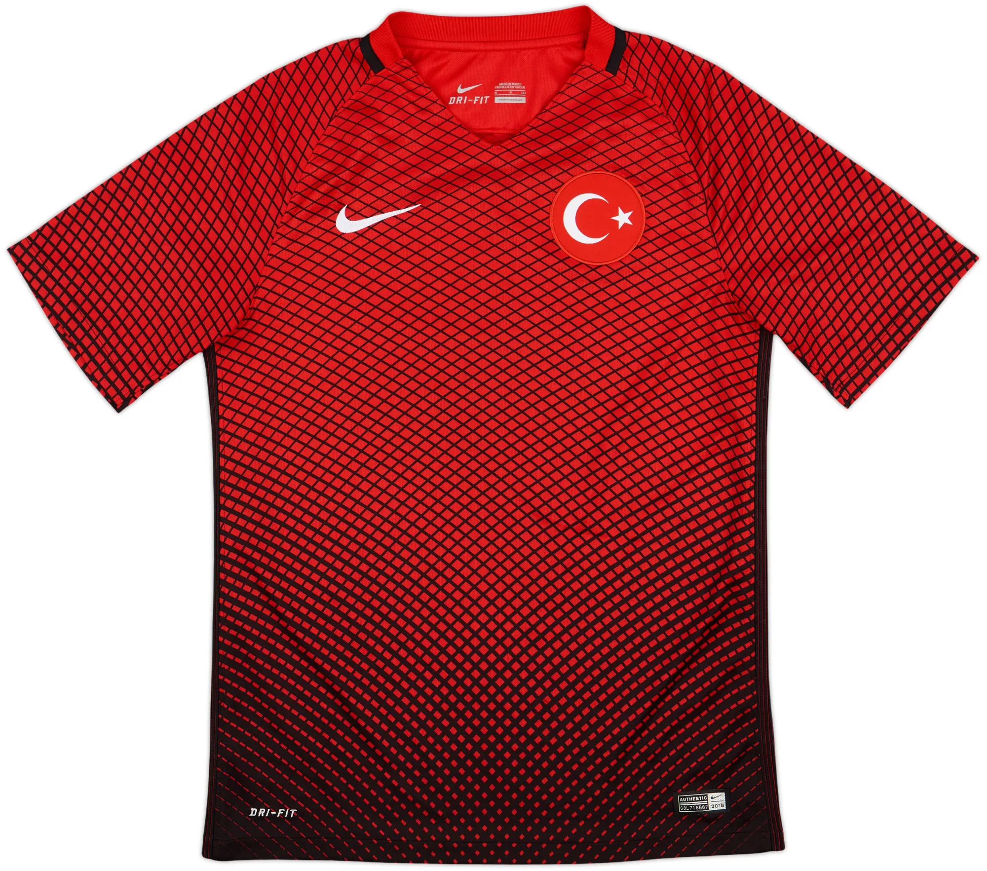 Nike Turkey Mens SS Home Shirt 2016