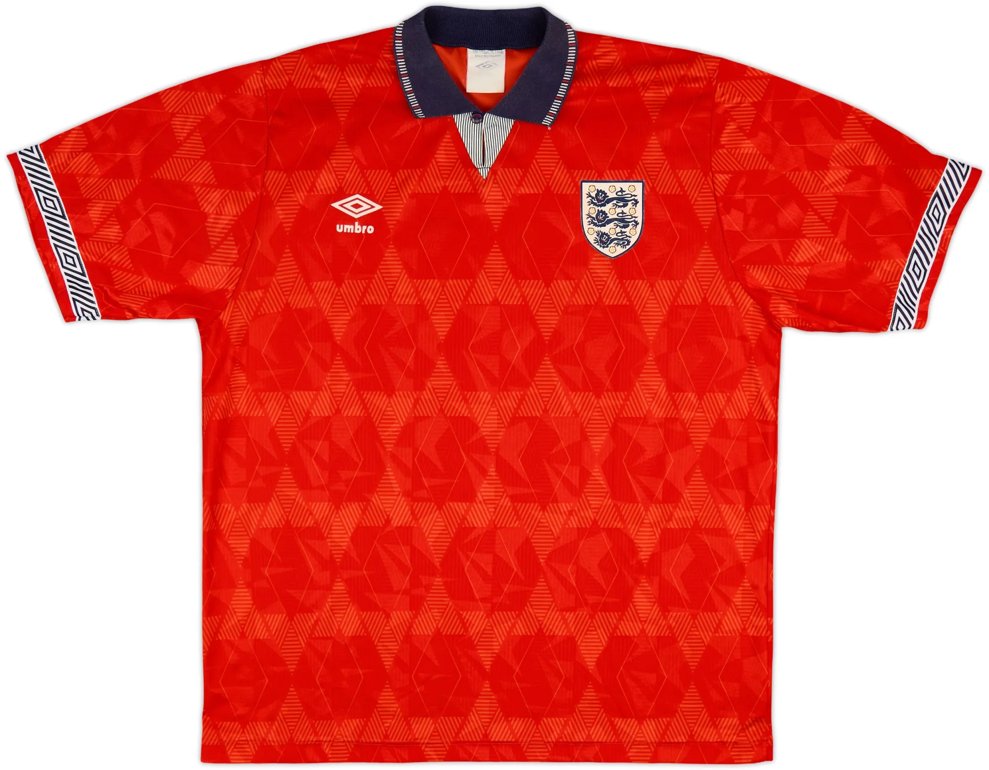 Umbro England Mens SS Away Shirt 1990