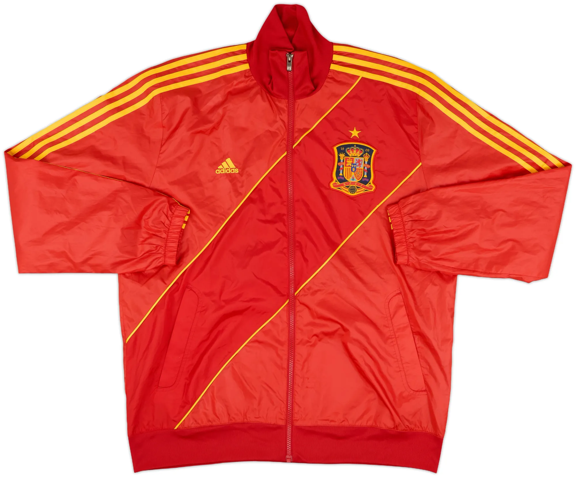 2012-13 Spain adidas Track Jacket - 9/10 - (L)