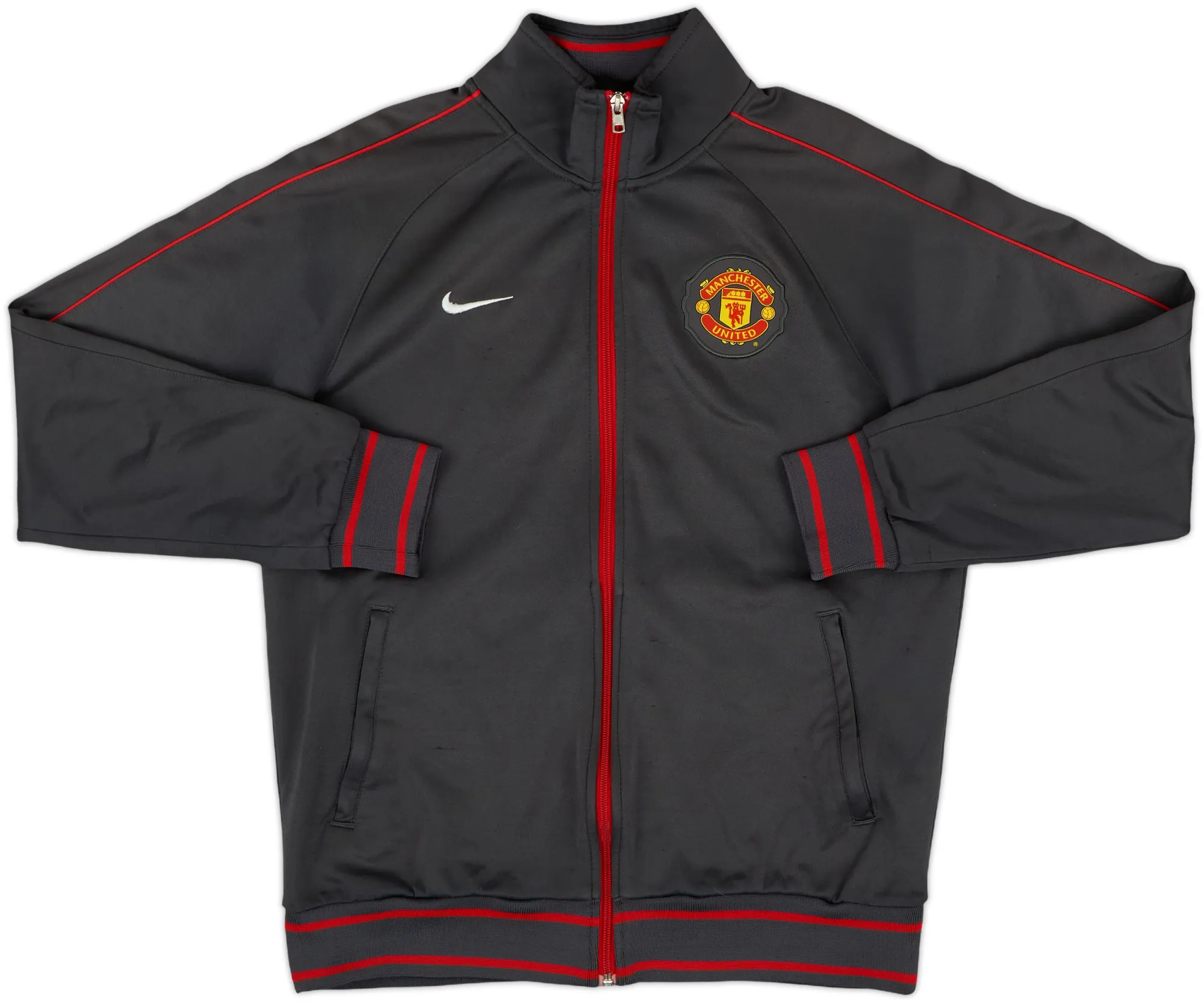 2010-11 Manchester United Nike Track Jacket - 8/10 - (M)