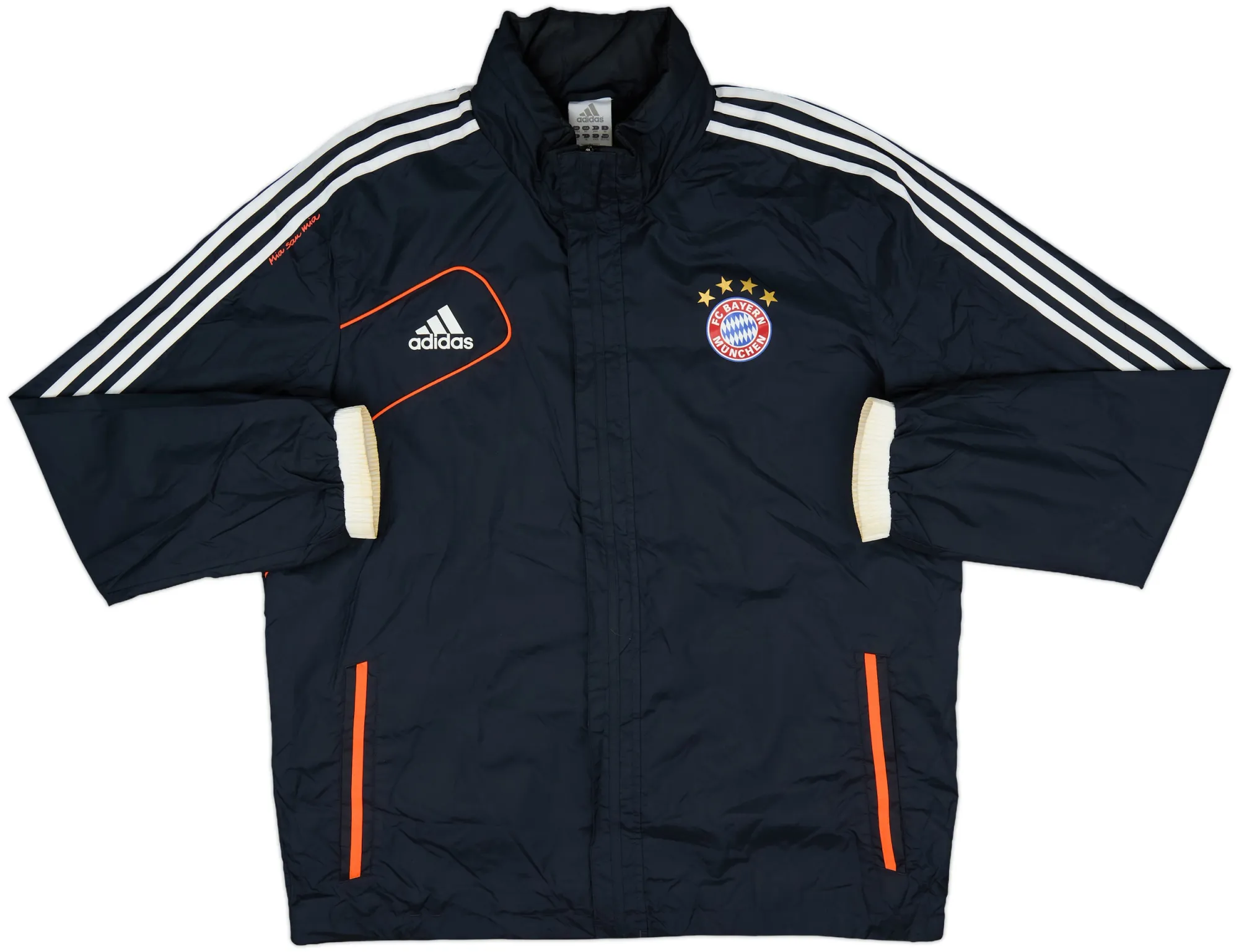 2012-13 Bayern Munich adidas Hooded Rain Jacket - 9/10 - (XXL)