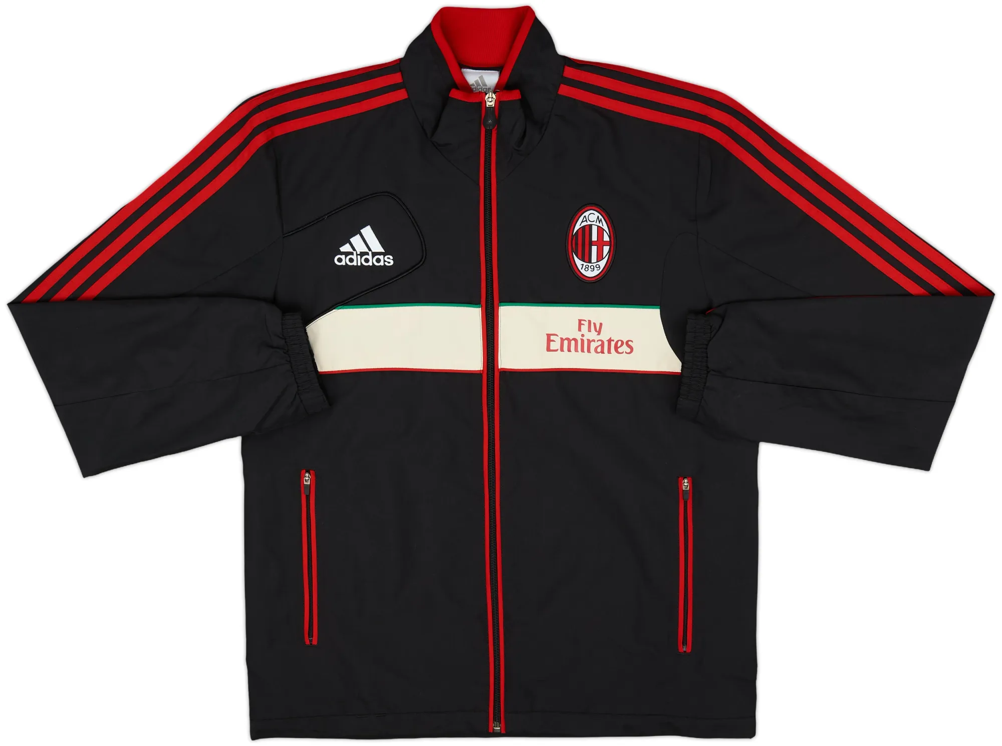 2012-13 AC Milan adidas Track Jacket - 10/10 - (S)