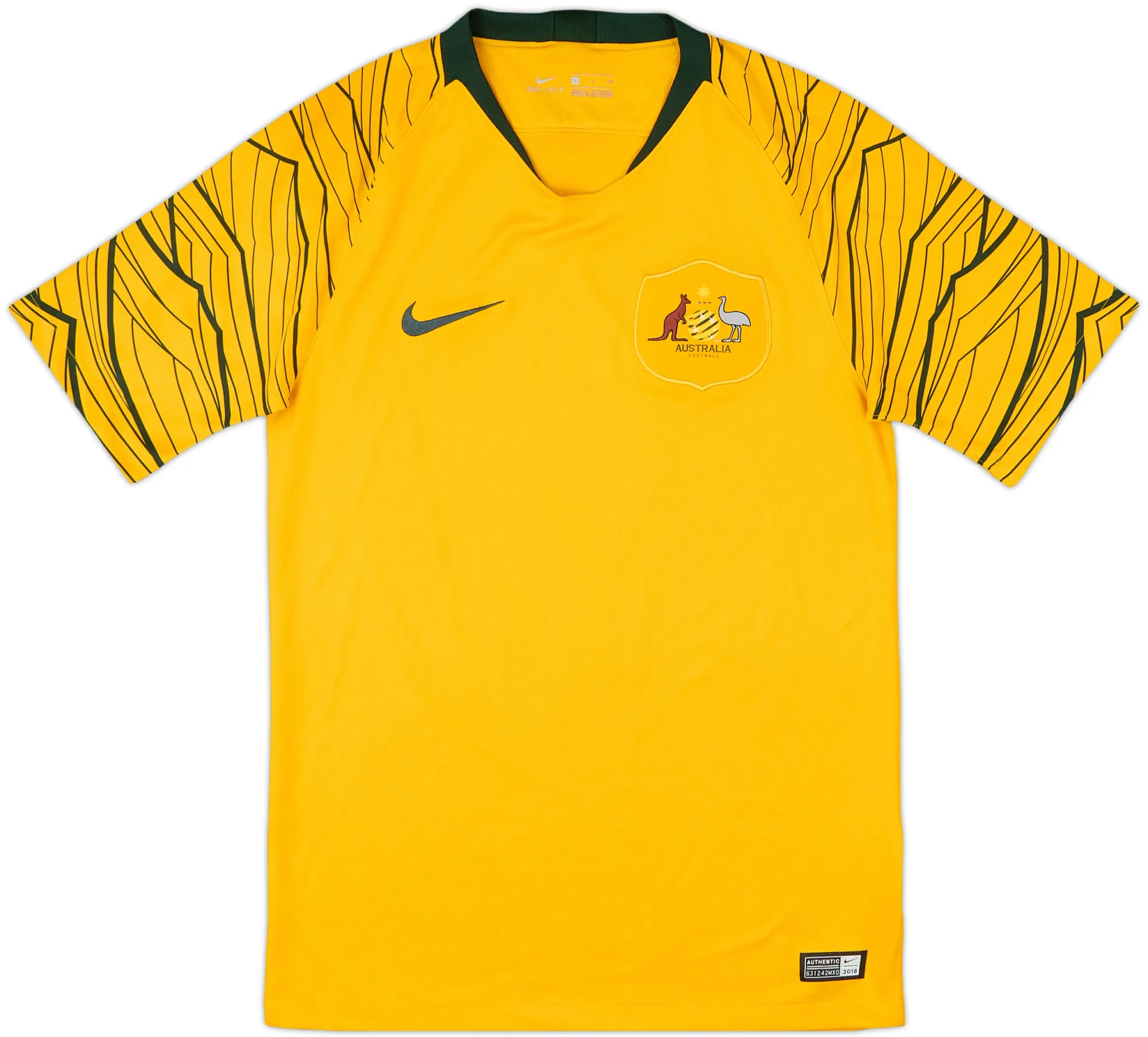 Nike Australia Mens SS Home Shirt 2018