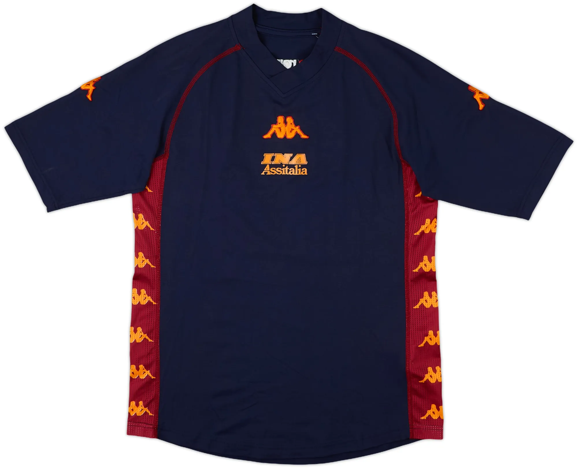 Kappa Roma Mens SS Home Shirt 2000/01