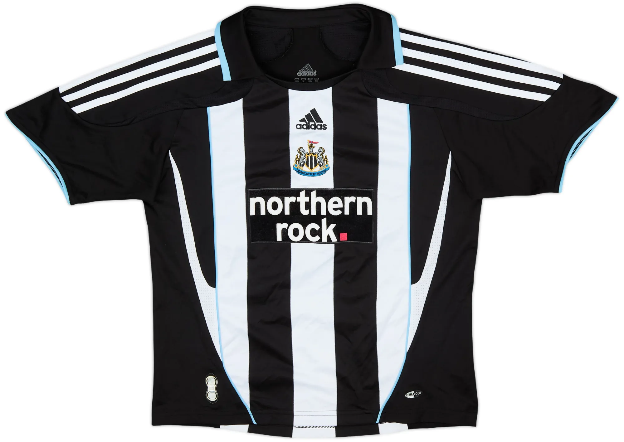 adidas Newcastle United Boys SS Home Shirt 2007/09