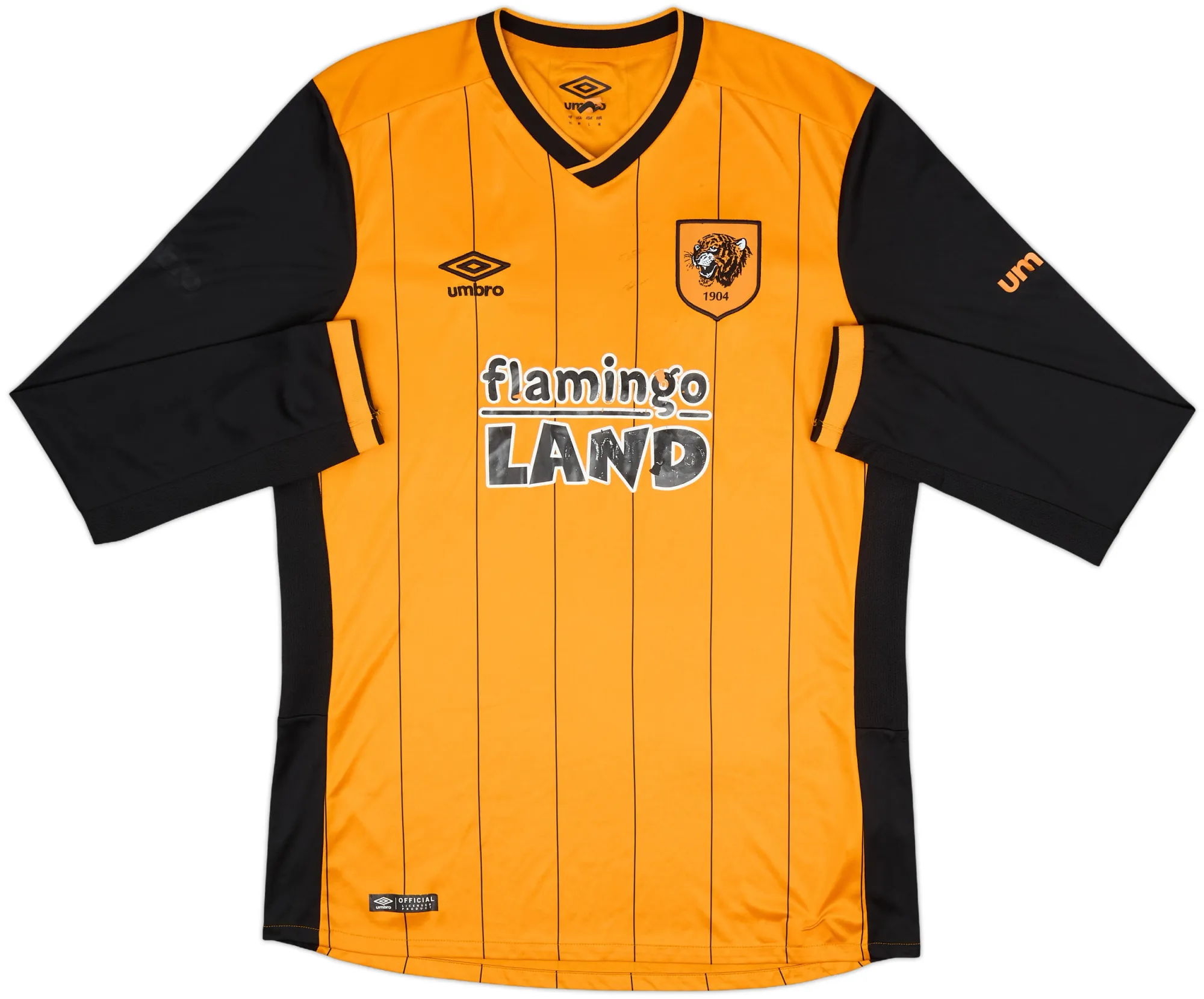 adidas Hull City Mens LS Home Shirt 2015/16