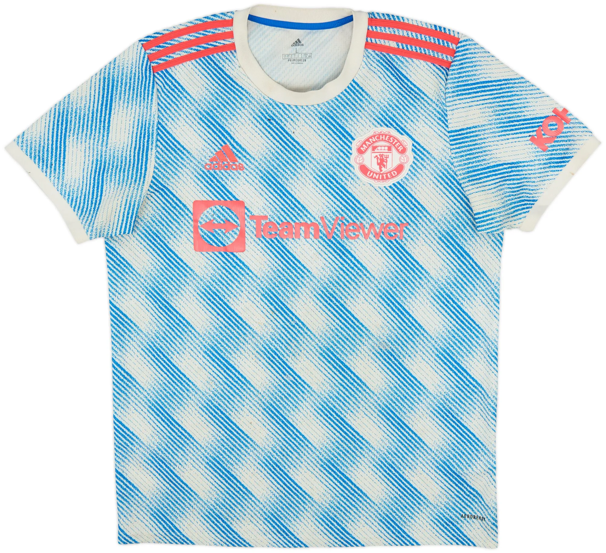 adidas Manchester United Mens SS Away Shirt 2021/22