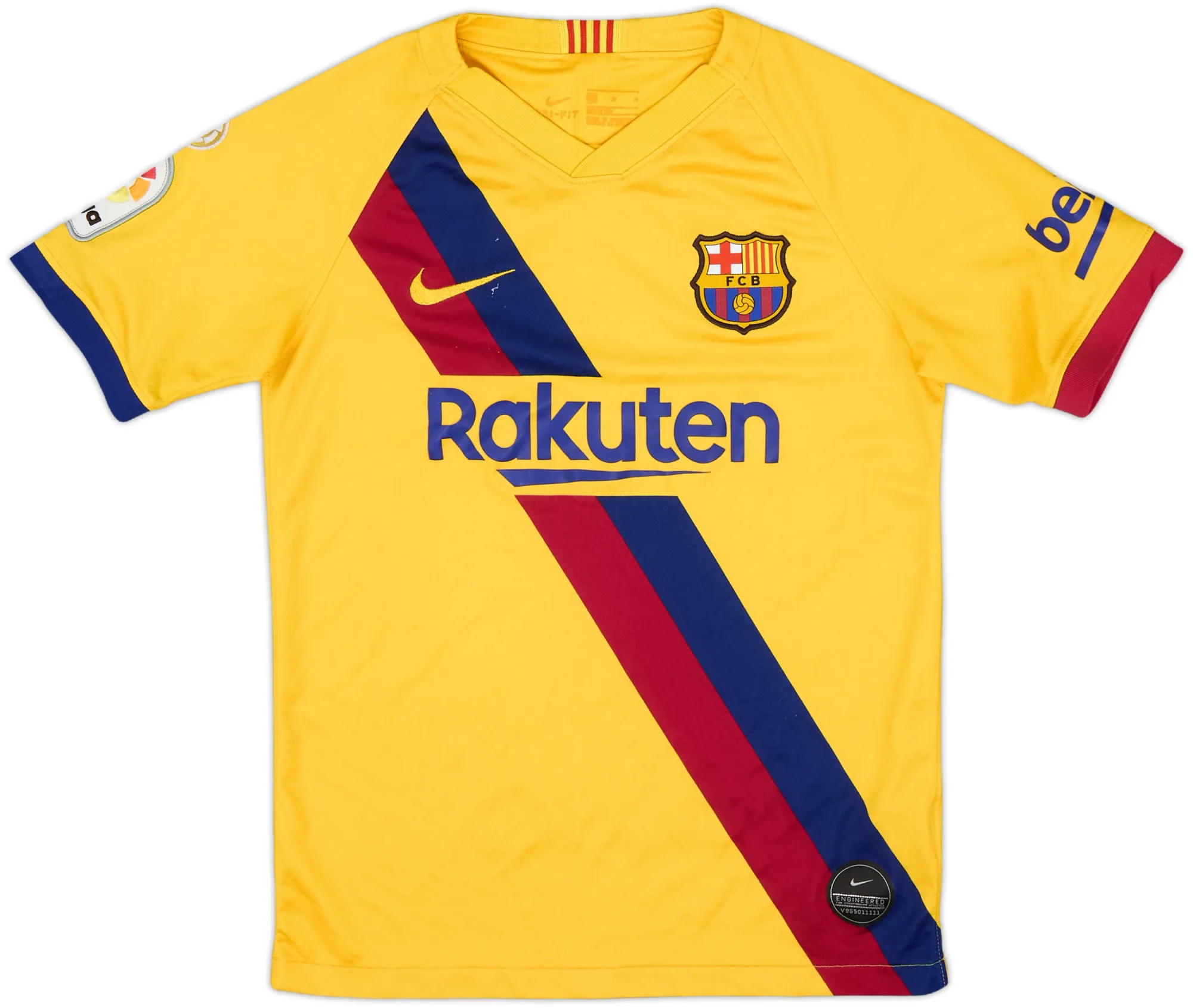 Nike Barcelona Boys SS Away Shirt 2019/20