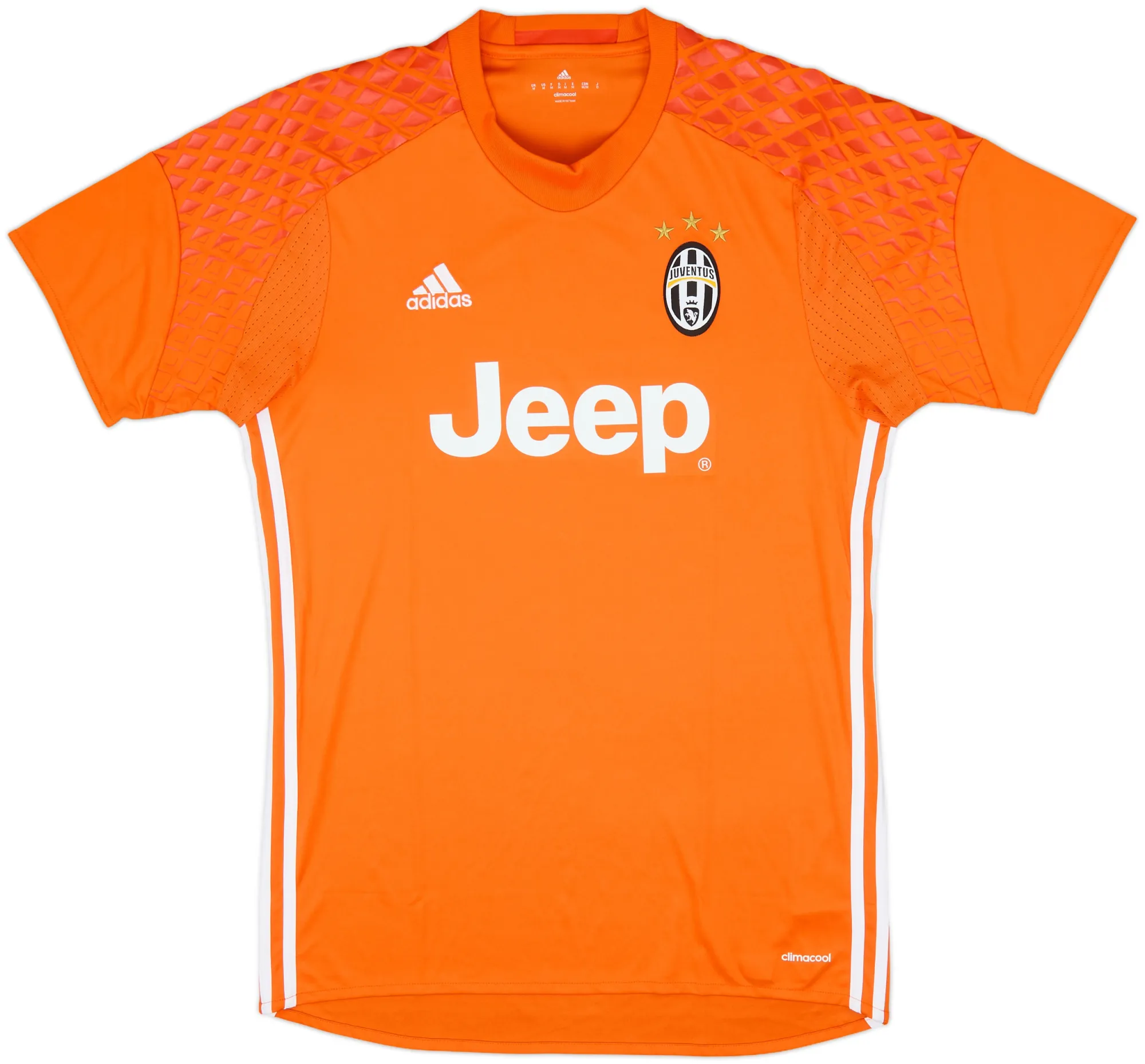 adidas Juventus Mens SS Goalkeeper Home Shirt 2016/17