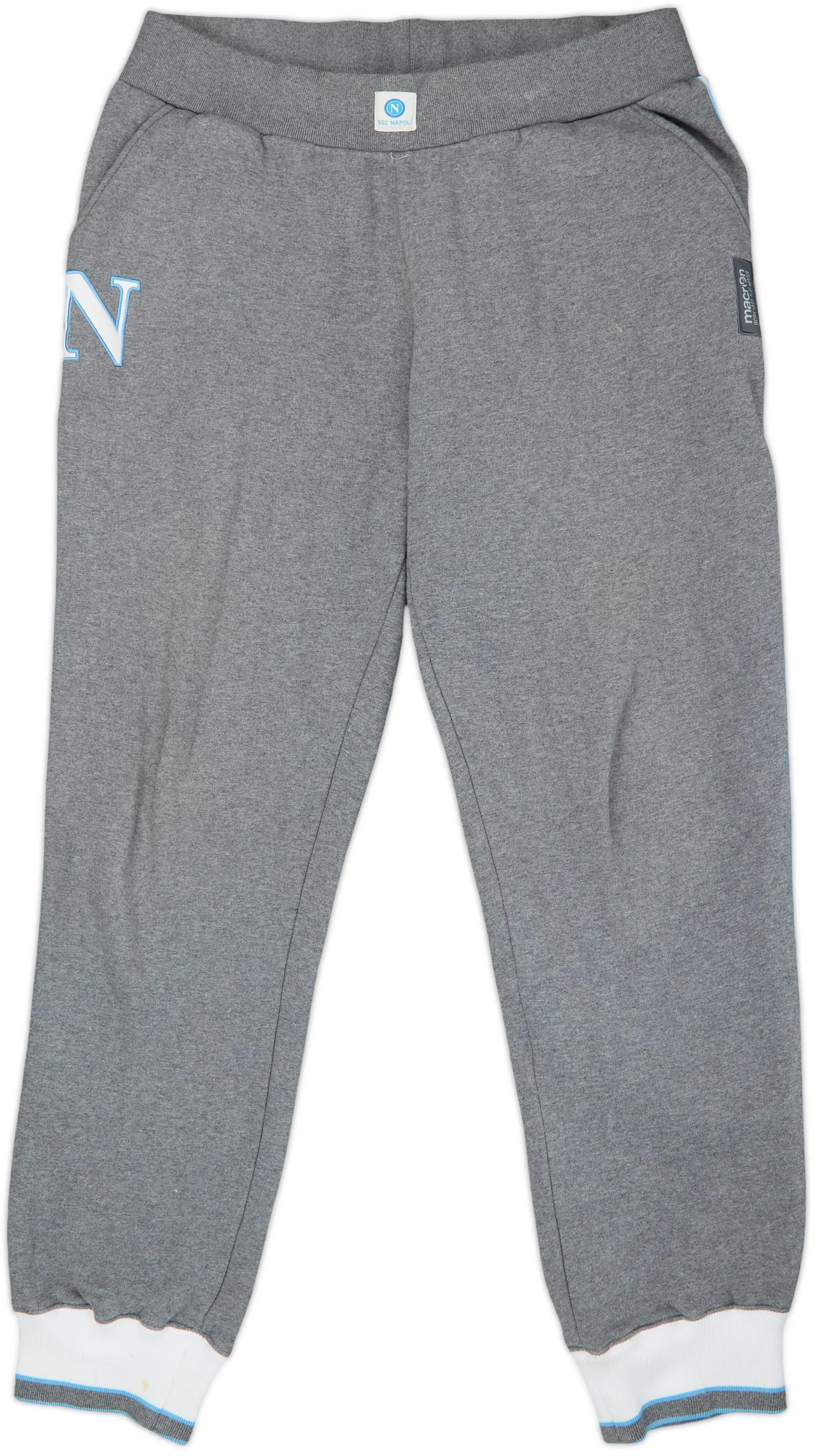 2009-10 Napoli Macron Track Pants/Bottoms - 7/10 - (XL)