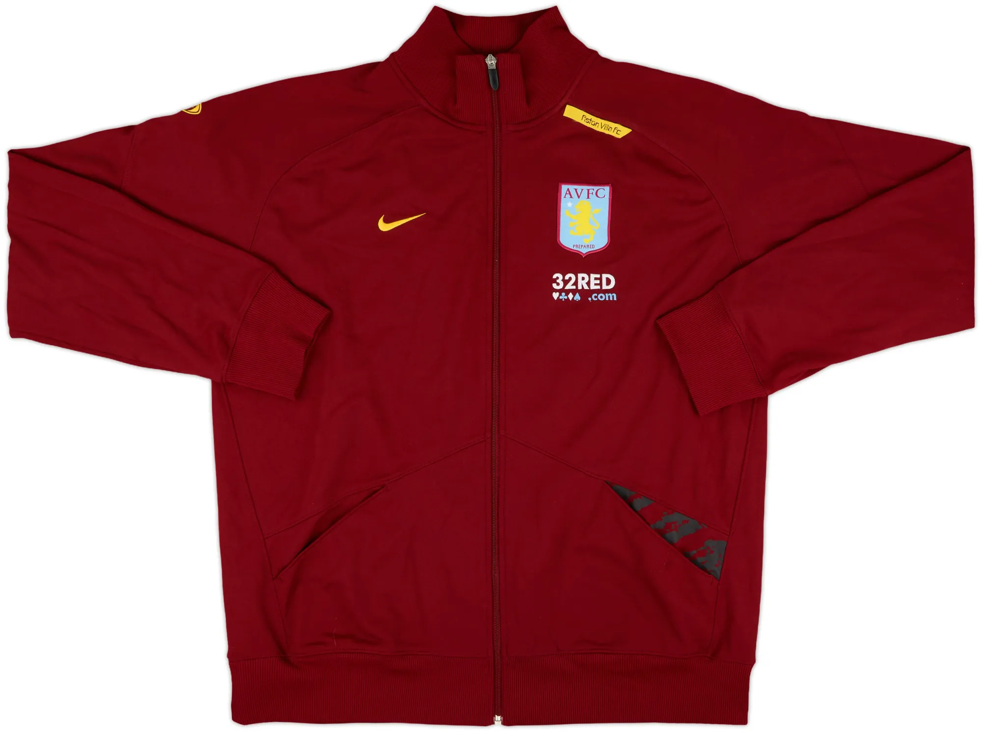 2007-08 Aston Villa Nike Track Jacket - 8/10 - (XXL)