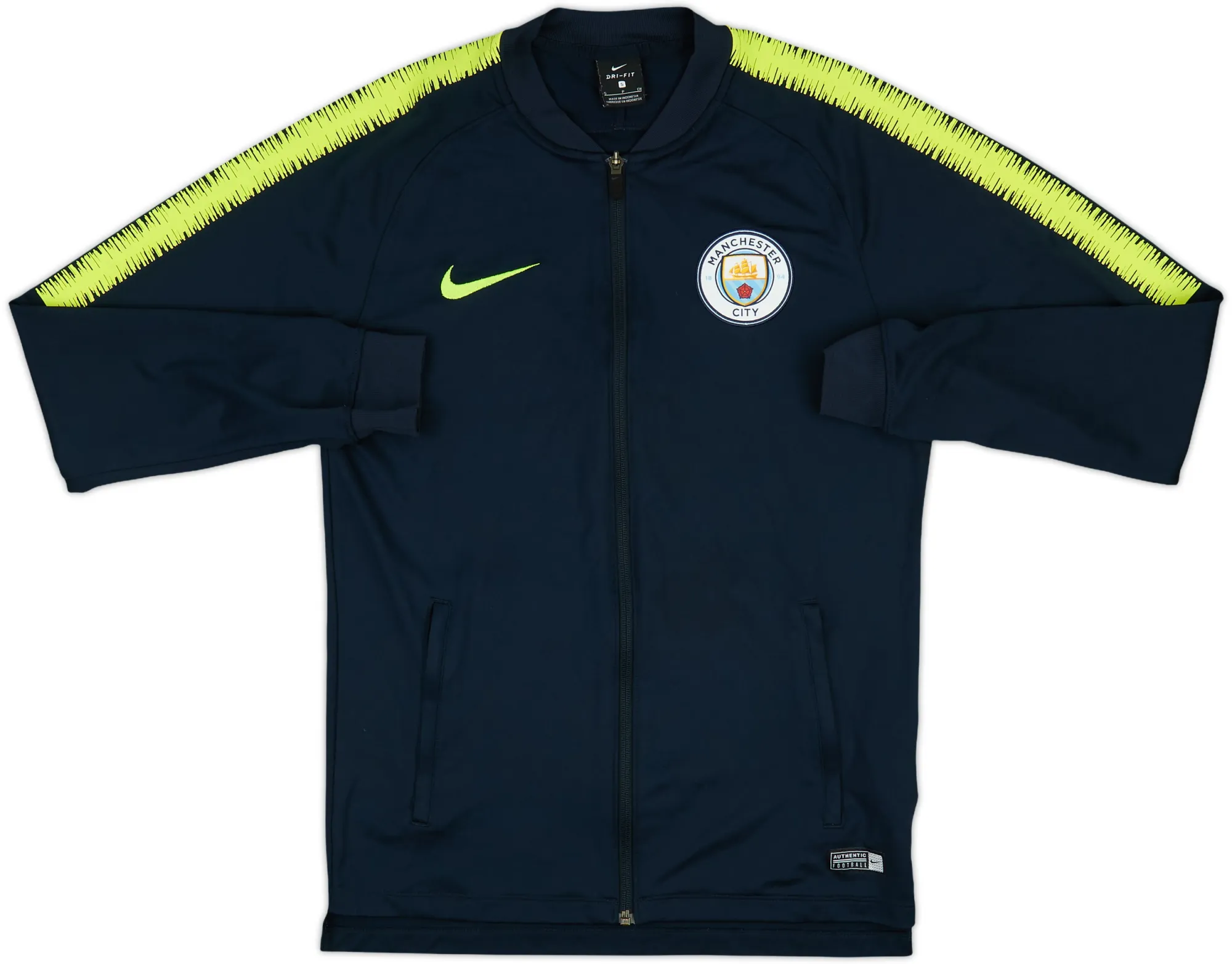 2018-19 Manchester City Nike Track Jacket - 8/10 - (S)