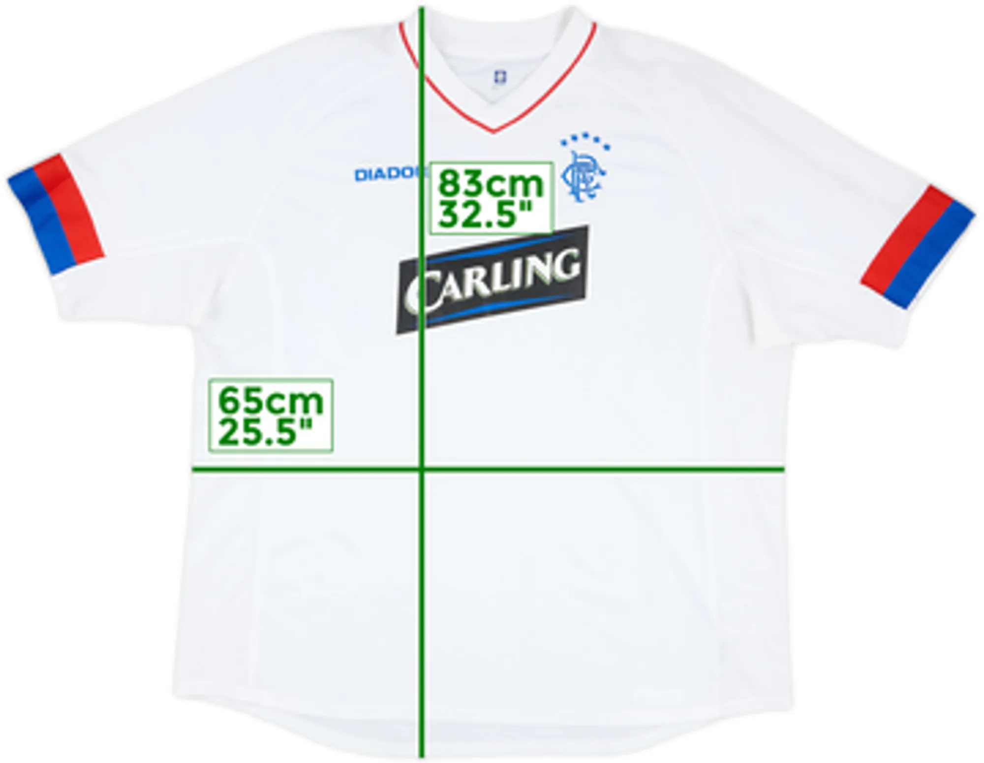 Diadora Rangers Mens SS Third Shirt 2003/04