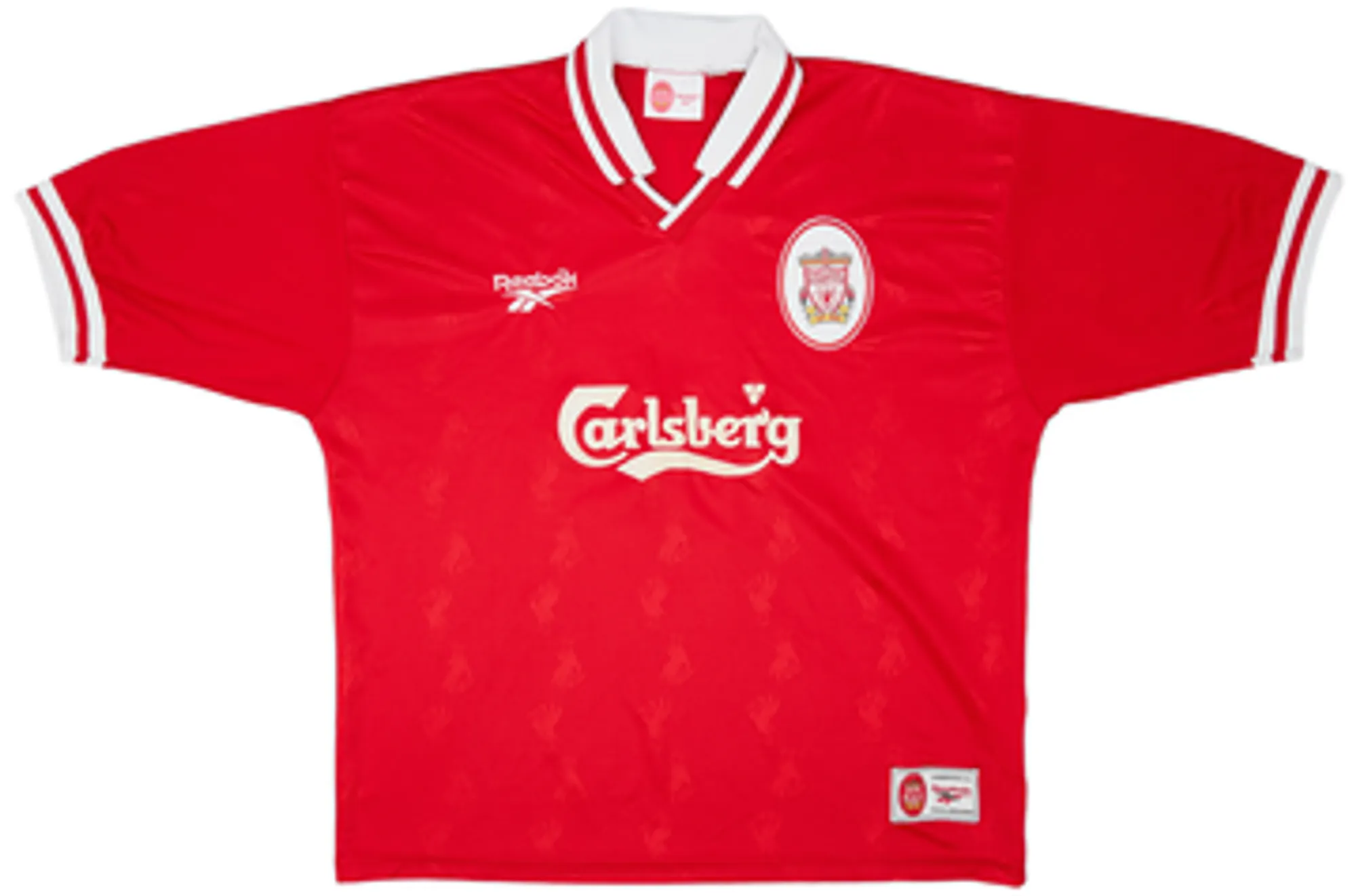 Reebok Liverpool Mens SS Home Shirt 1996/98