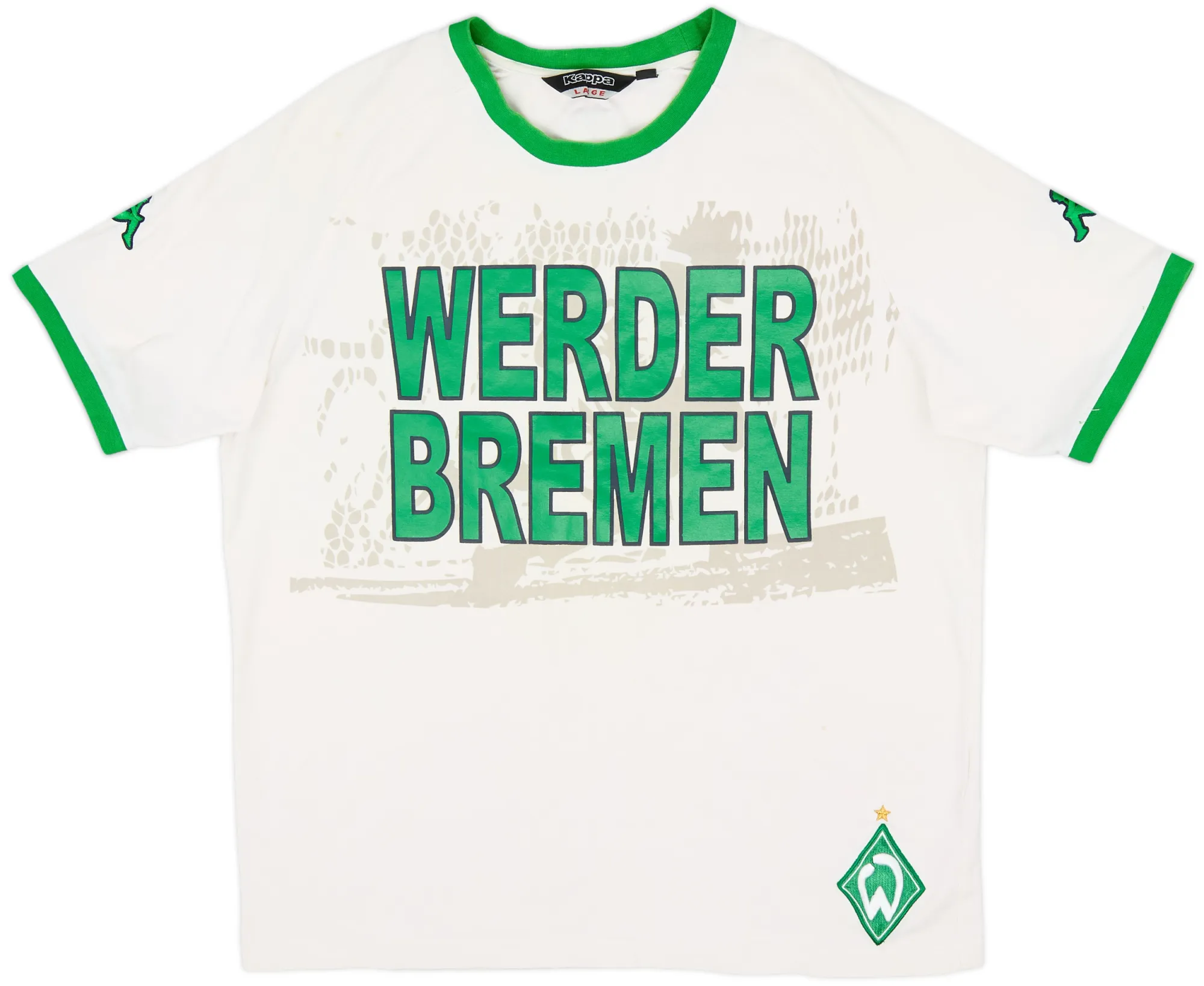2004-05 Werder Bremen Kappa Cotton Tee - 6/10 - (L)