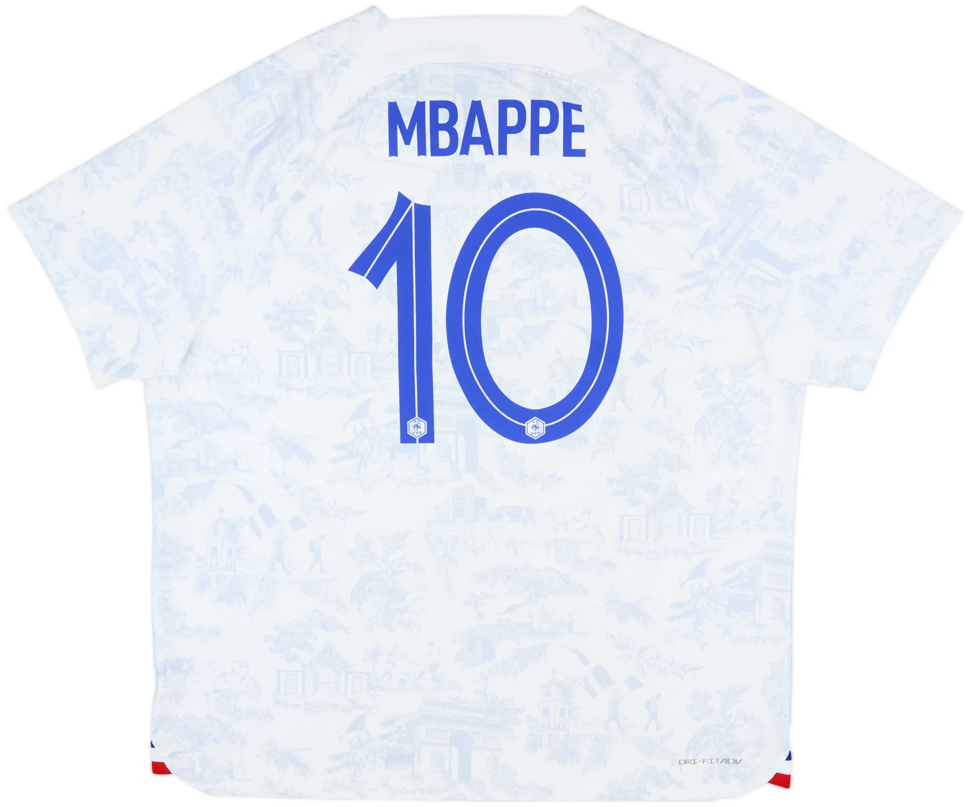 Nike France Mens SS Player Issue Away Shirt 2022