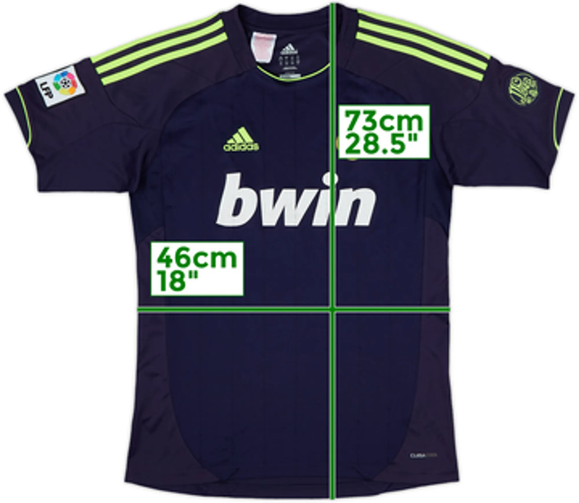 adidas Real Madrid Mens SS Away Shirt 2012/13