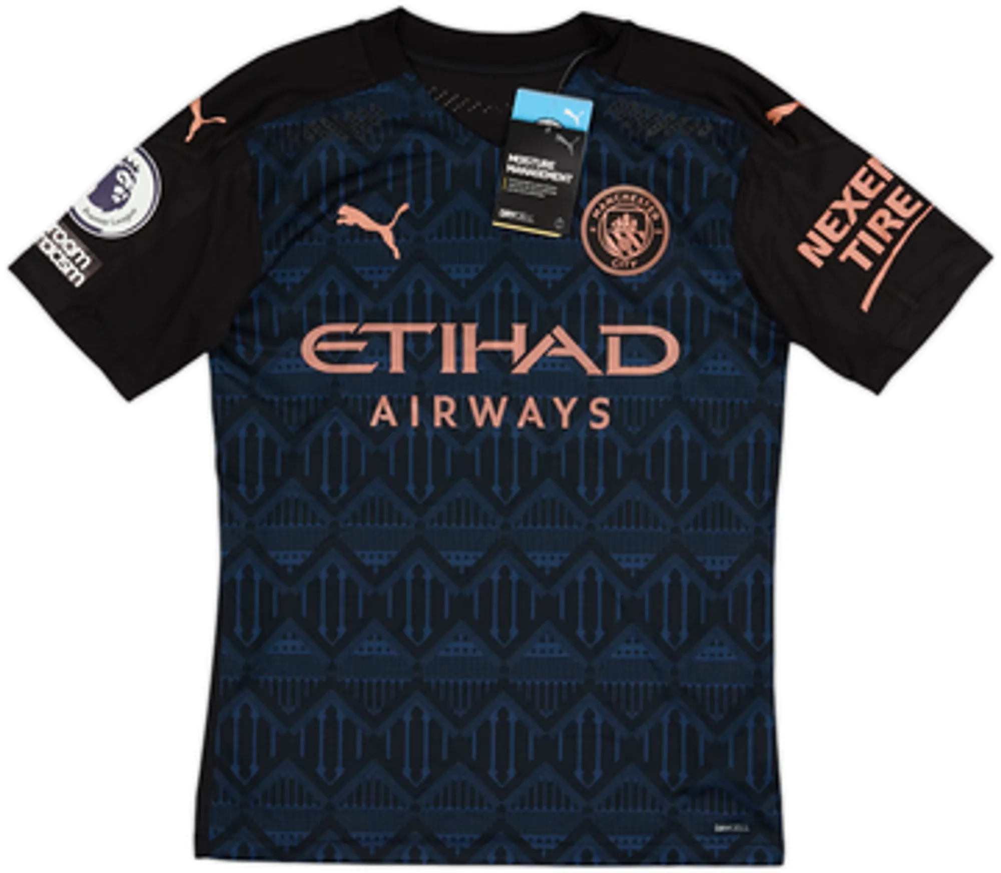 Puma Manchester City Mens SS Player Issue Away Shirt 2020/21