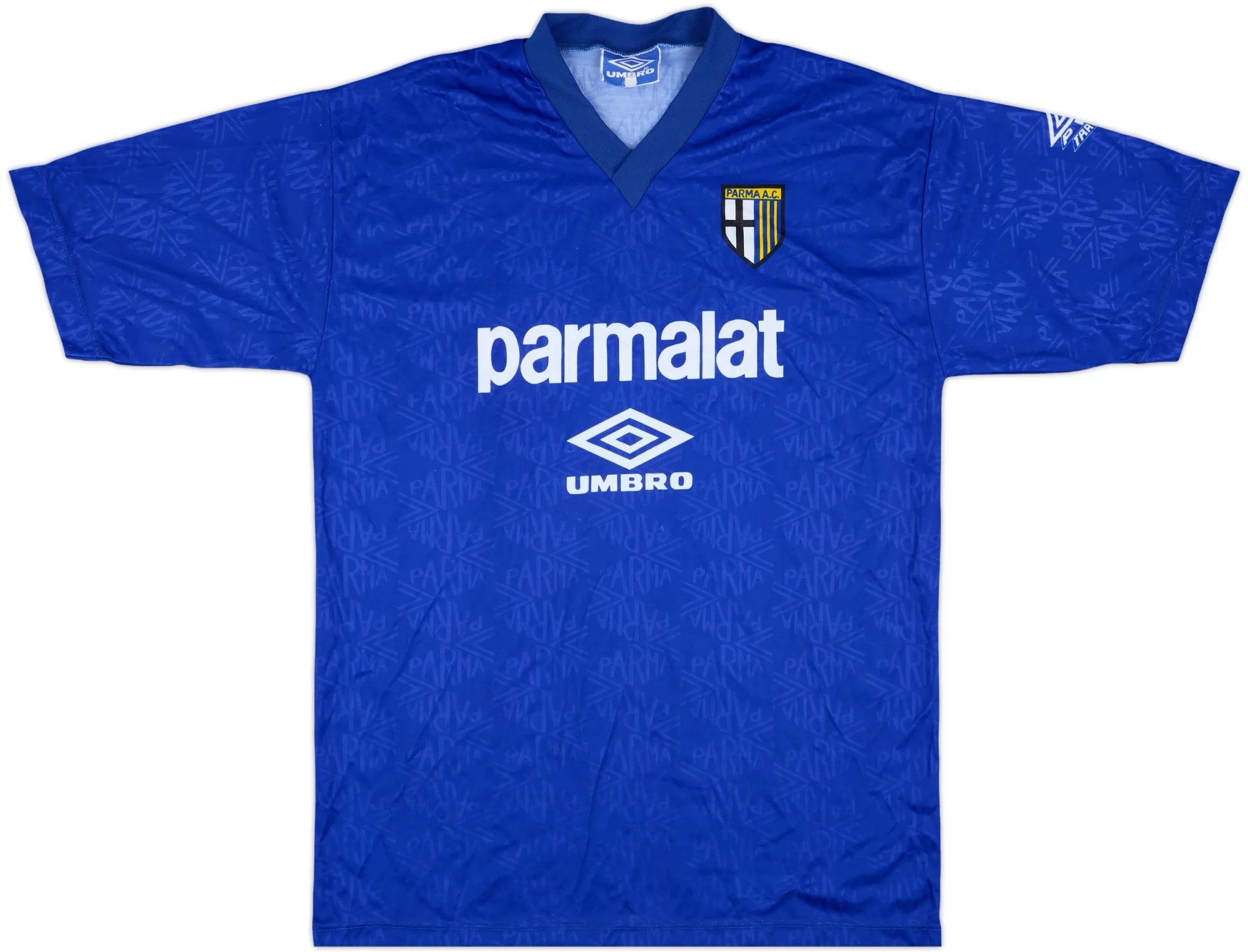Umbro Parma Mens SS Home Shirt 1993/95