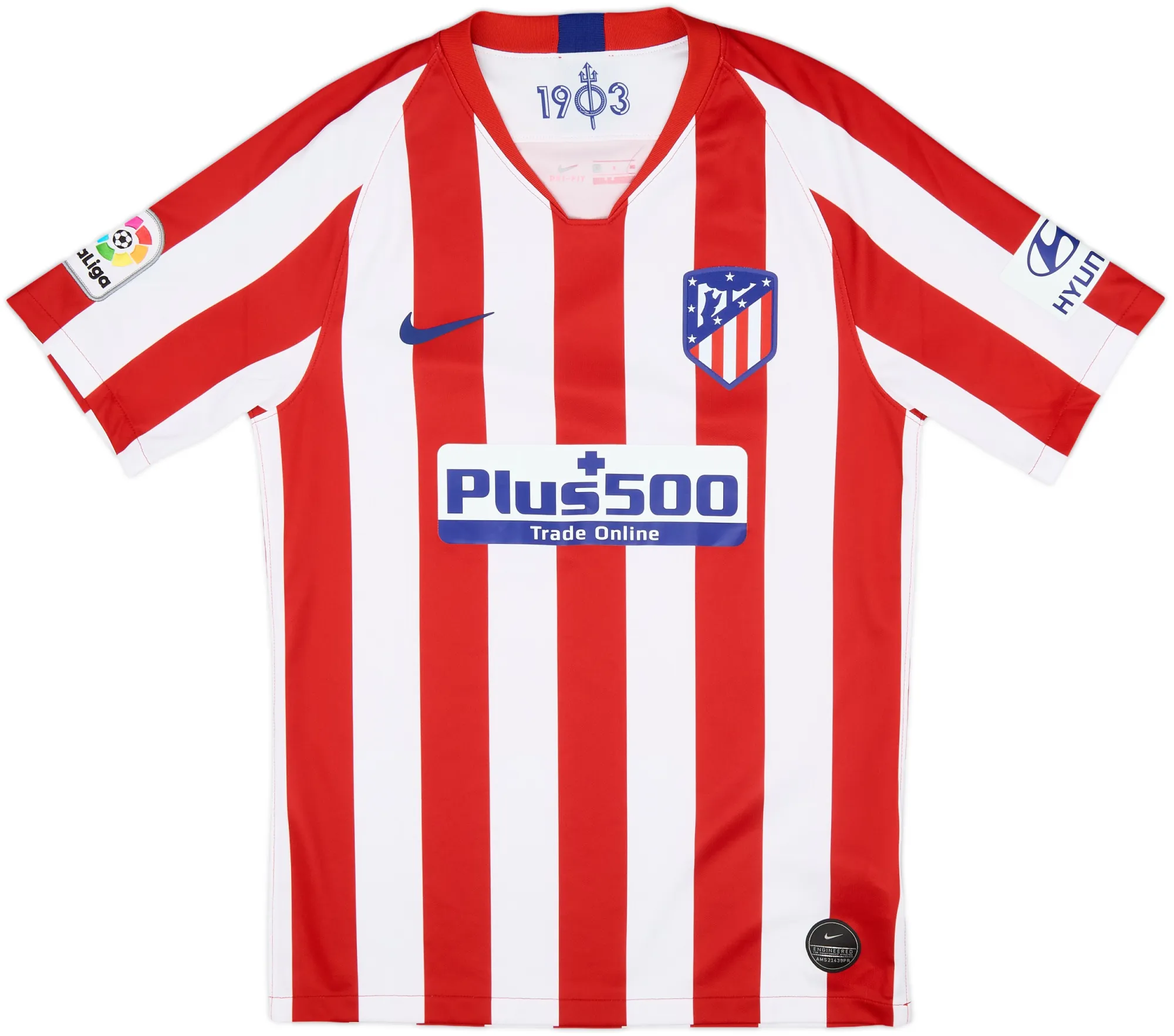 Nike Atlético Madrid Mens SS Home Shirt 2019/20