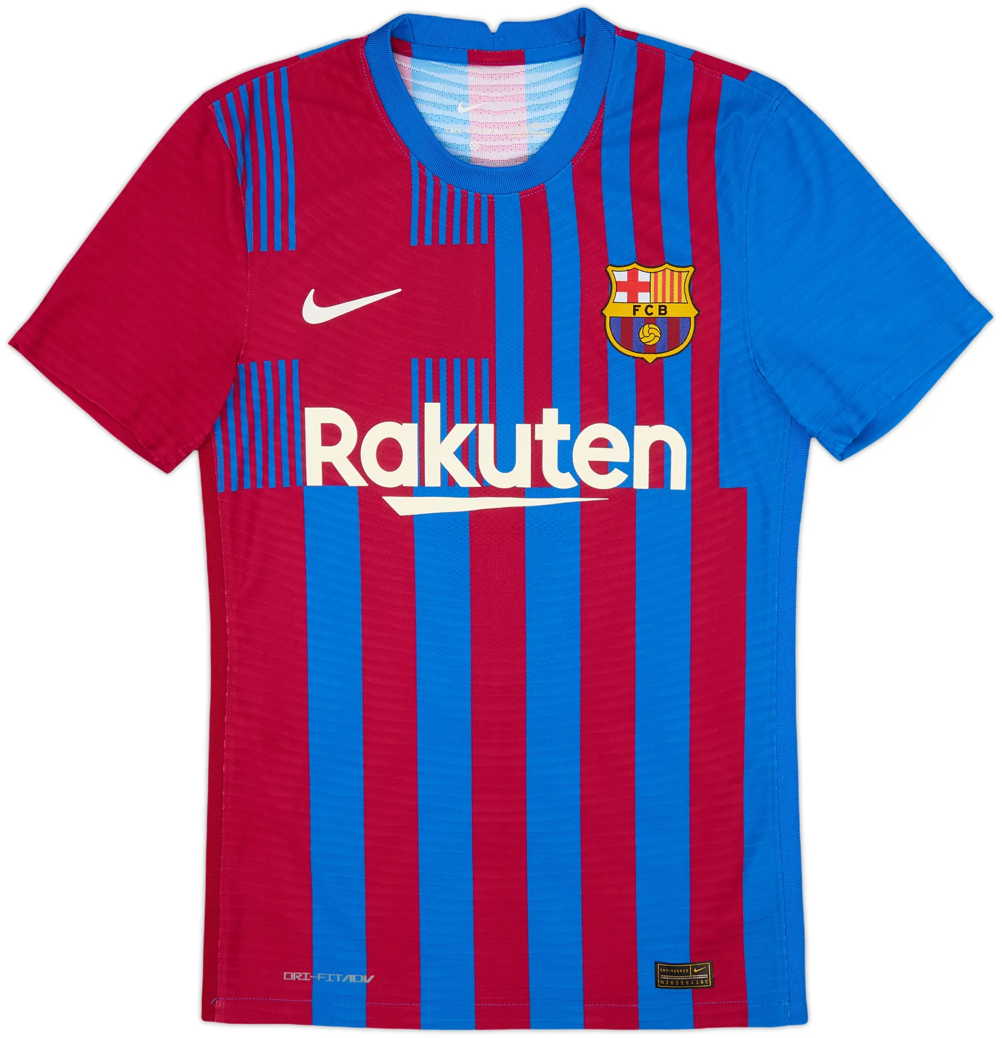 Nike Barcelona Mens SS Player Issue Home Shirt 2021/22