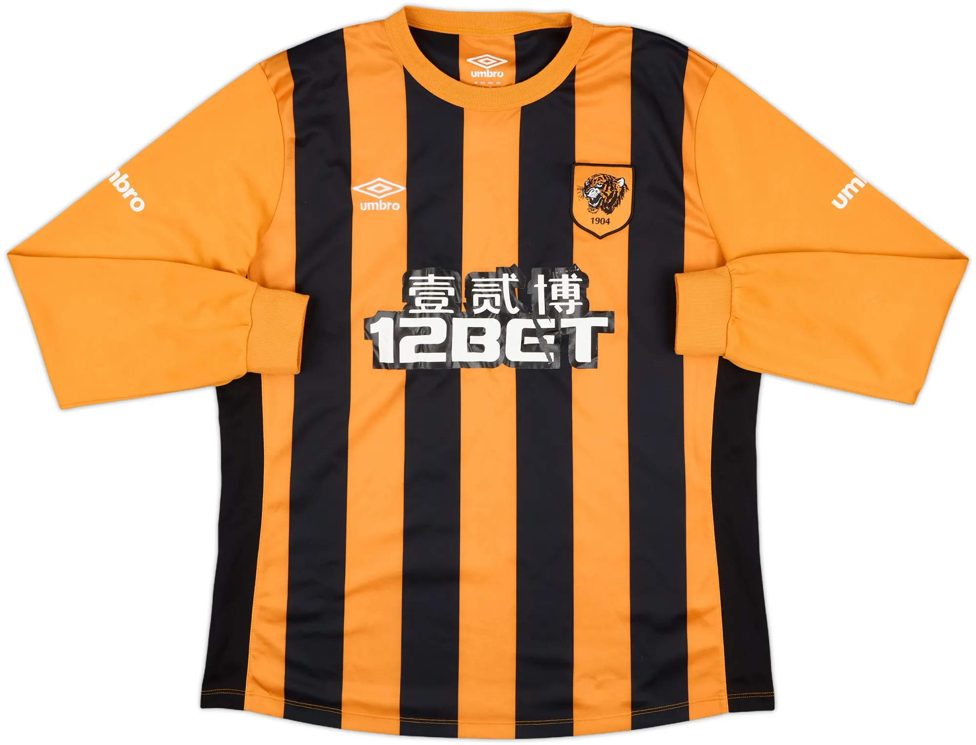 Umbro Hull City Mens LS Home Shirt 2014/15