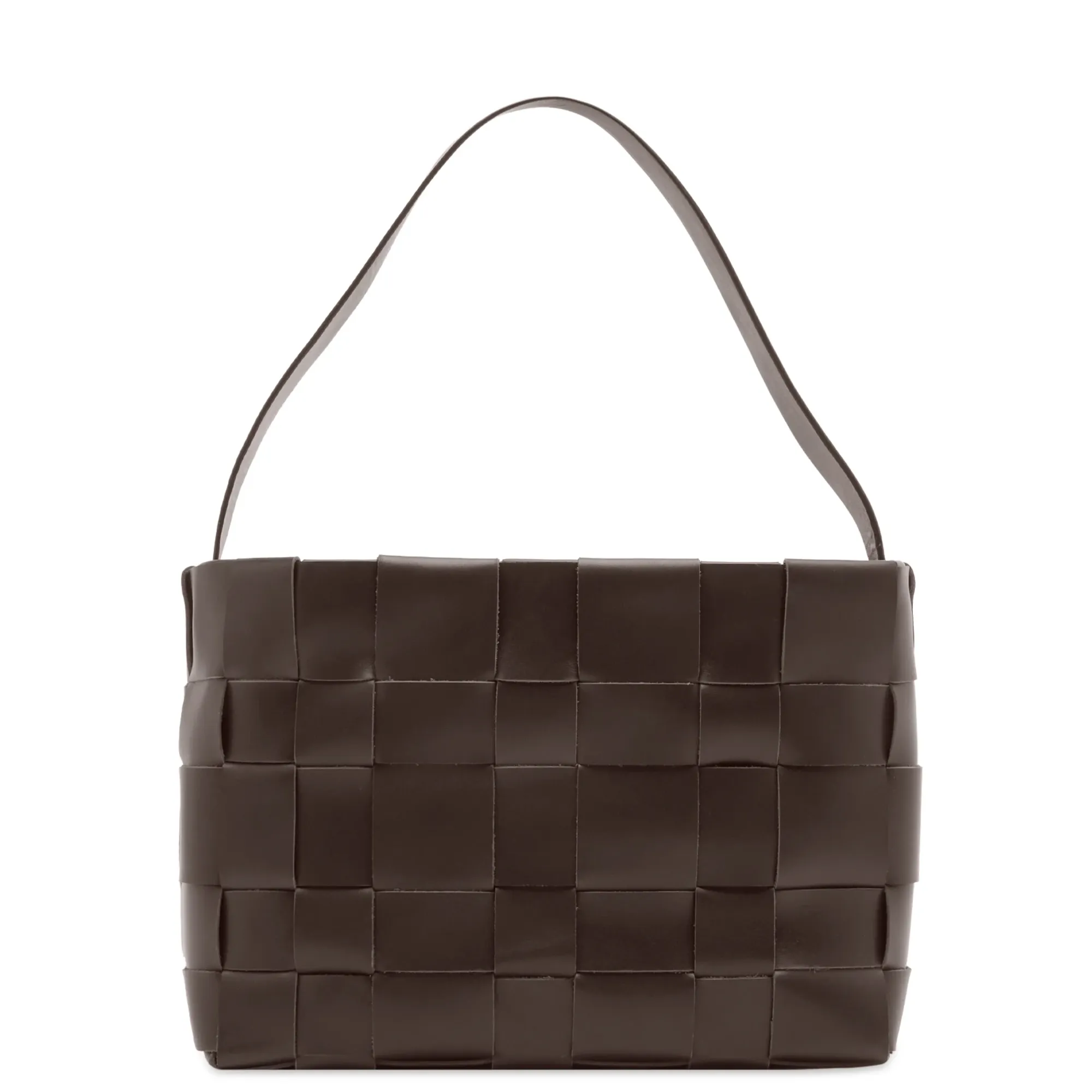 ST. Agni Women's Woven Mini Tote Chocolate