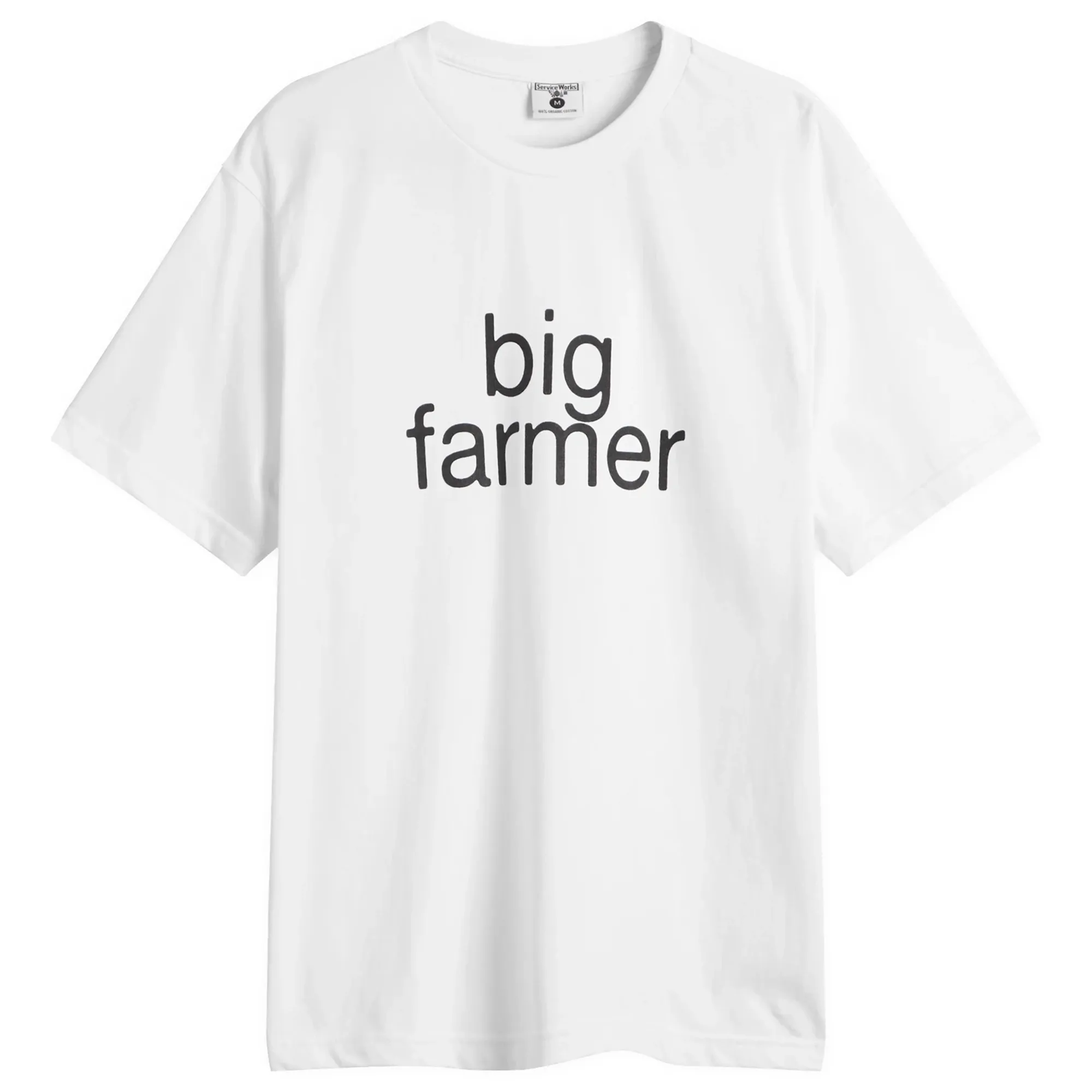 Service Works Men's Big Farmer Tee White