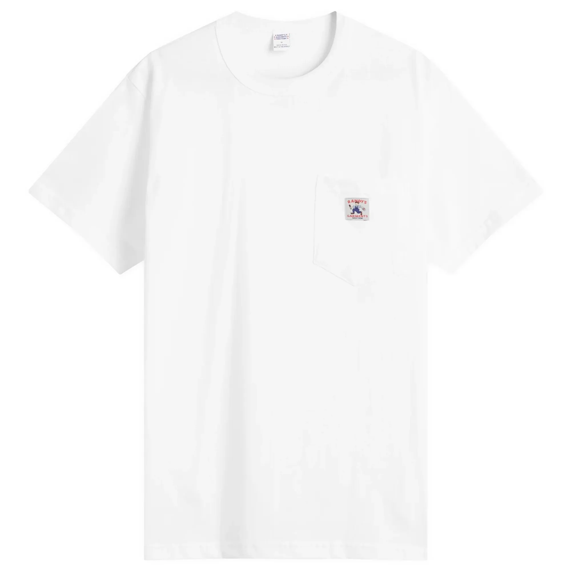 Randy’s Garments  Logo Pocket T-Shirt White