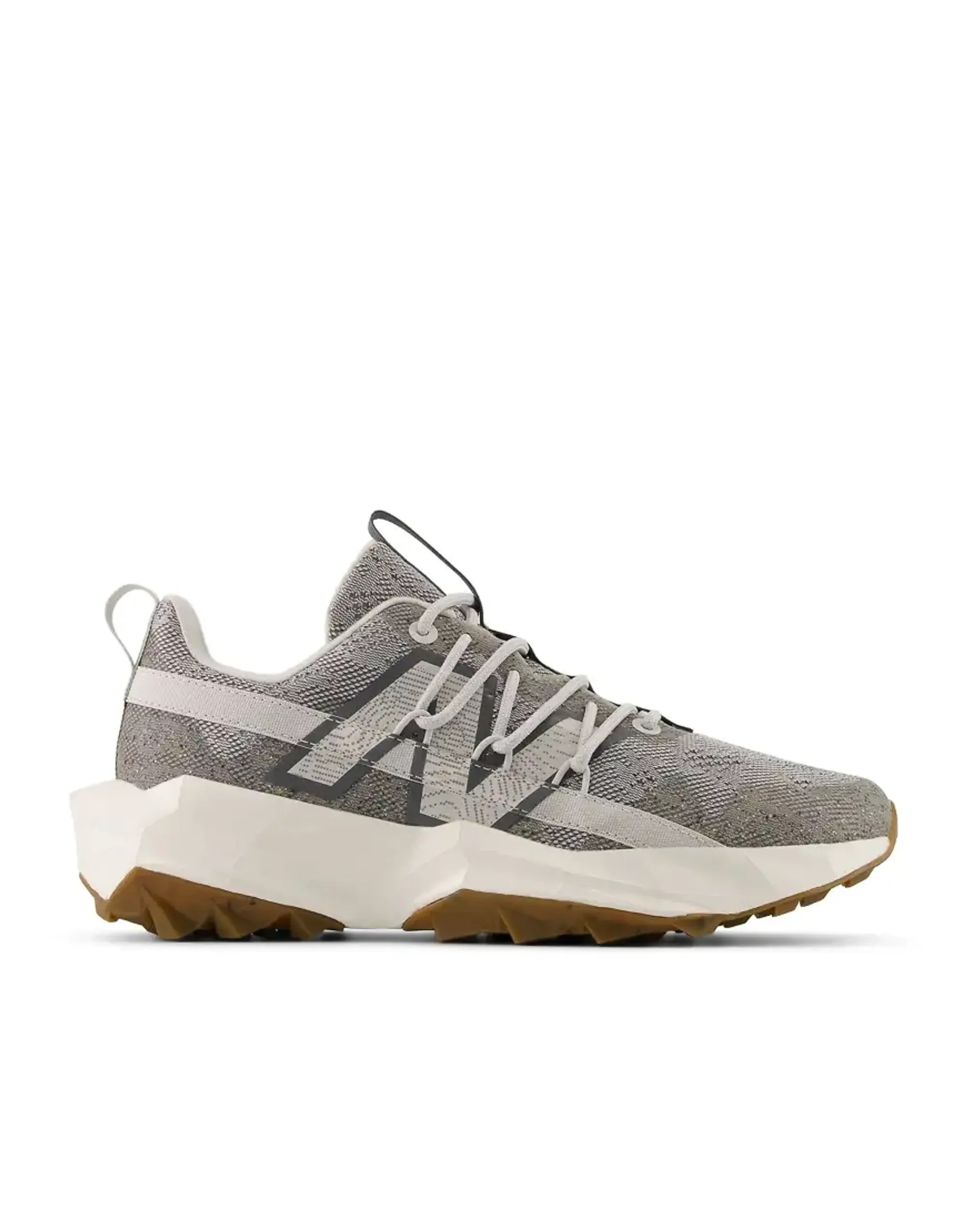New Balance Women's Tektrel in Grey/White/Beige Textile