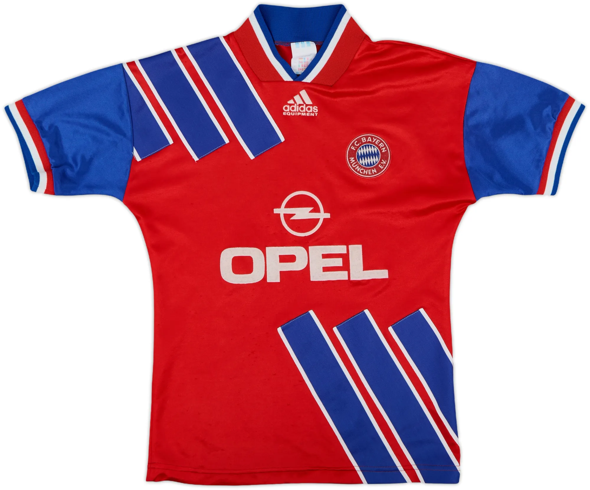 adidas Bayern Munich Boys SS Home Shirt 1993/95
