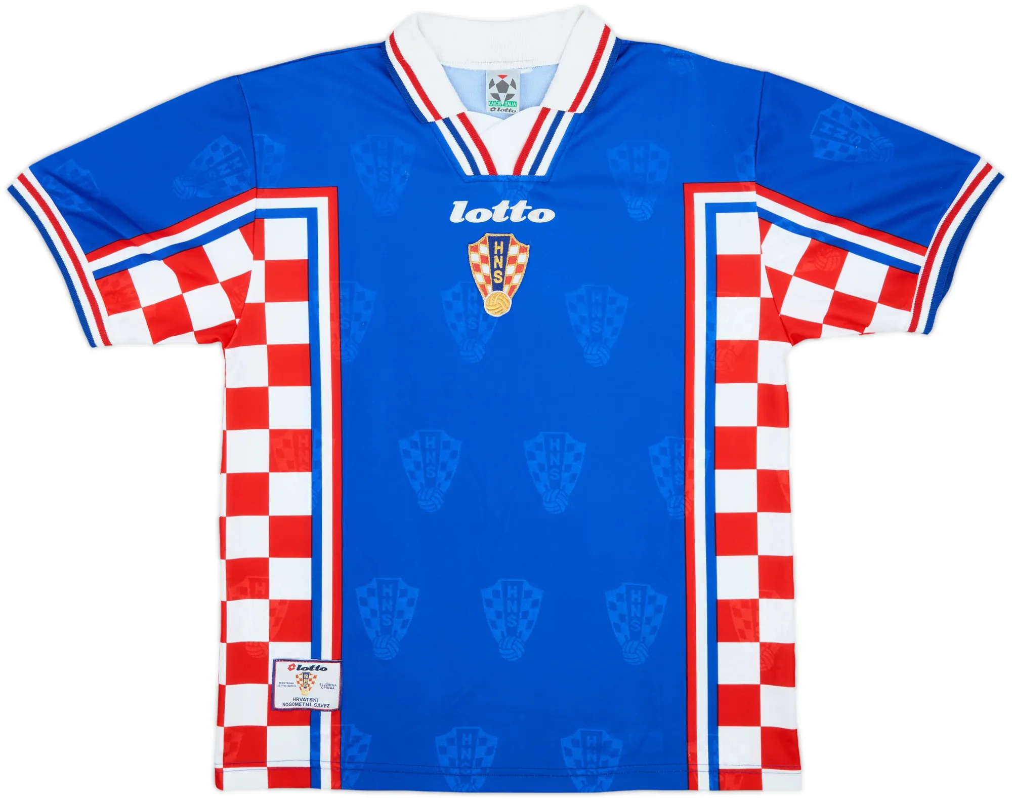 Lotto Croatia Mens SS Away Shirt 1998