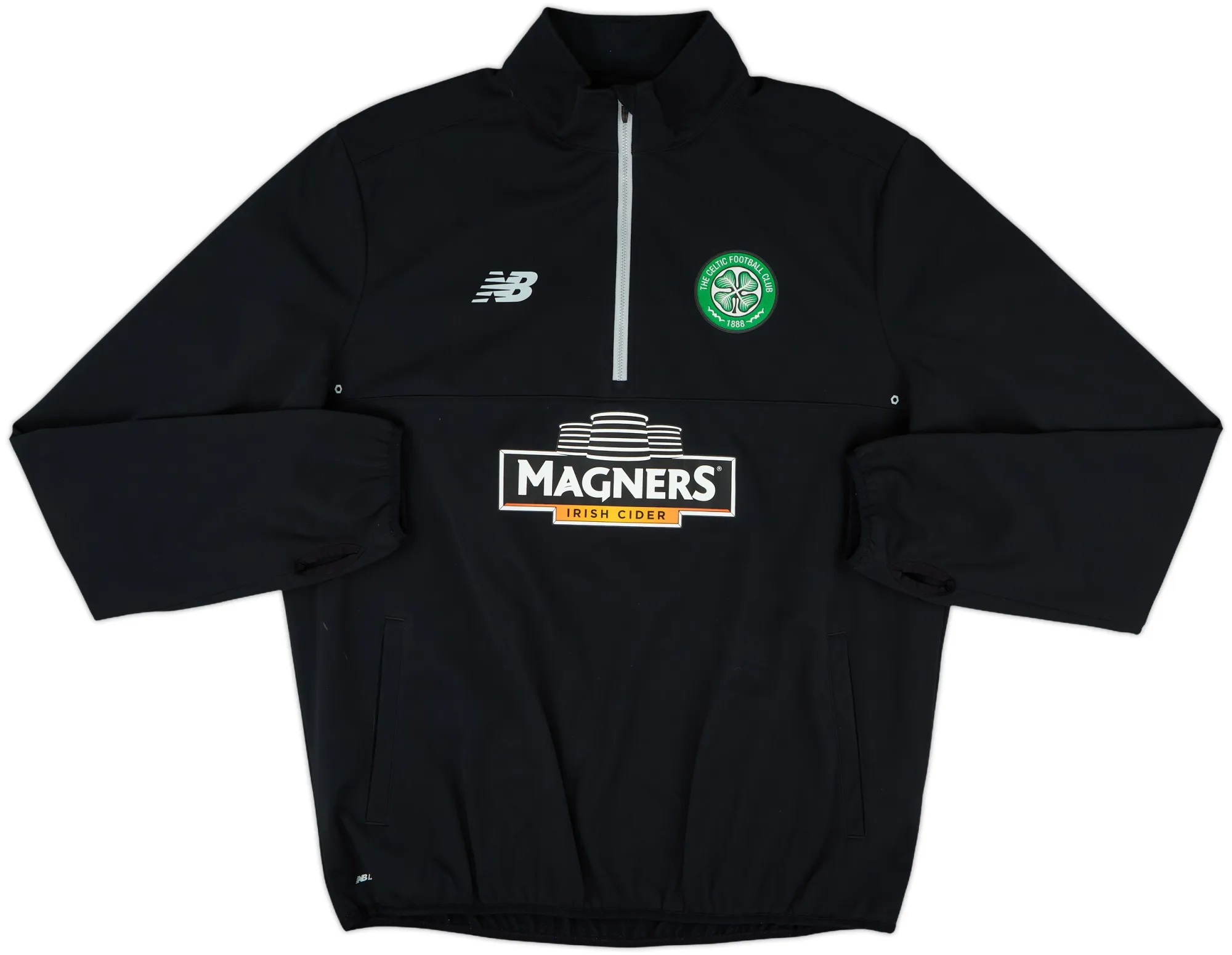 2015-16 Celtic New Balance 1/4 Zip Track Jacket - 6/10 - (XL)