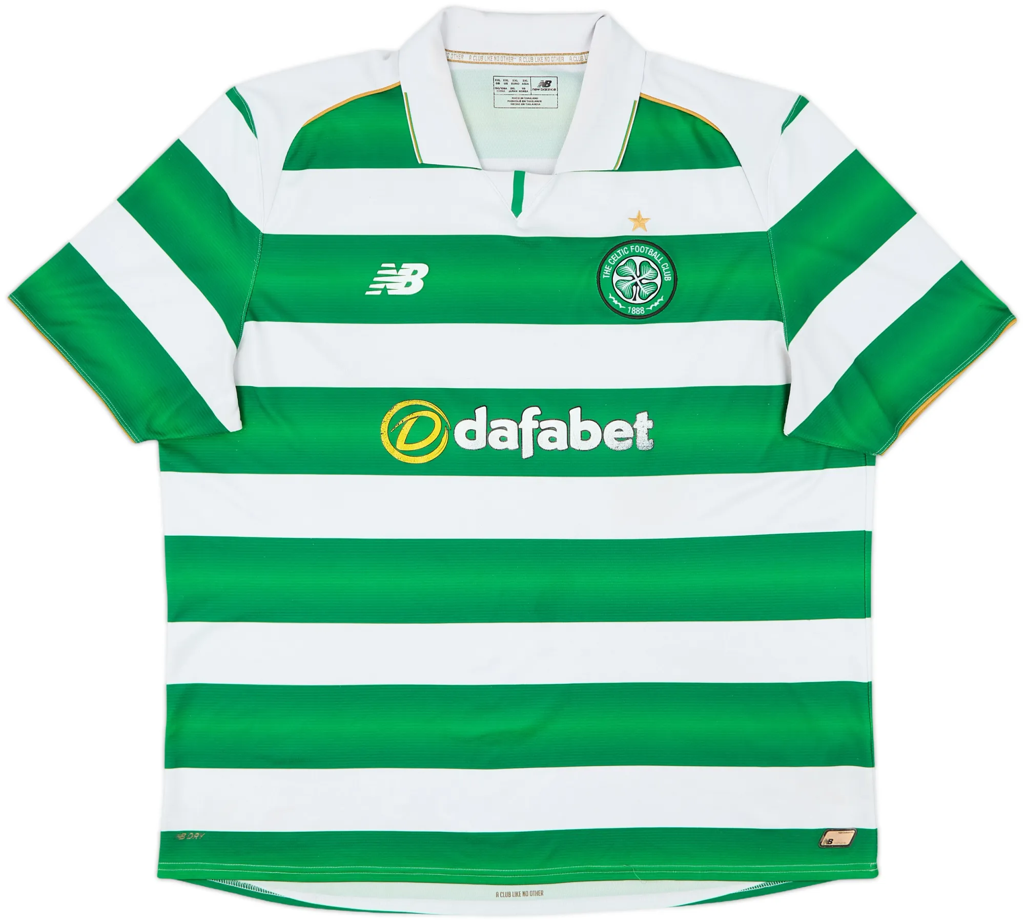 NewBalance Celtic Mens SS Home Shirt 2016/17