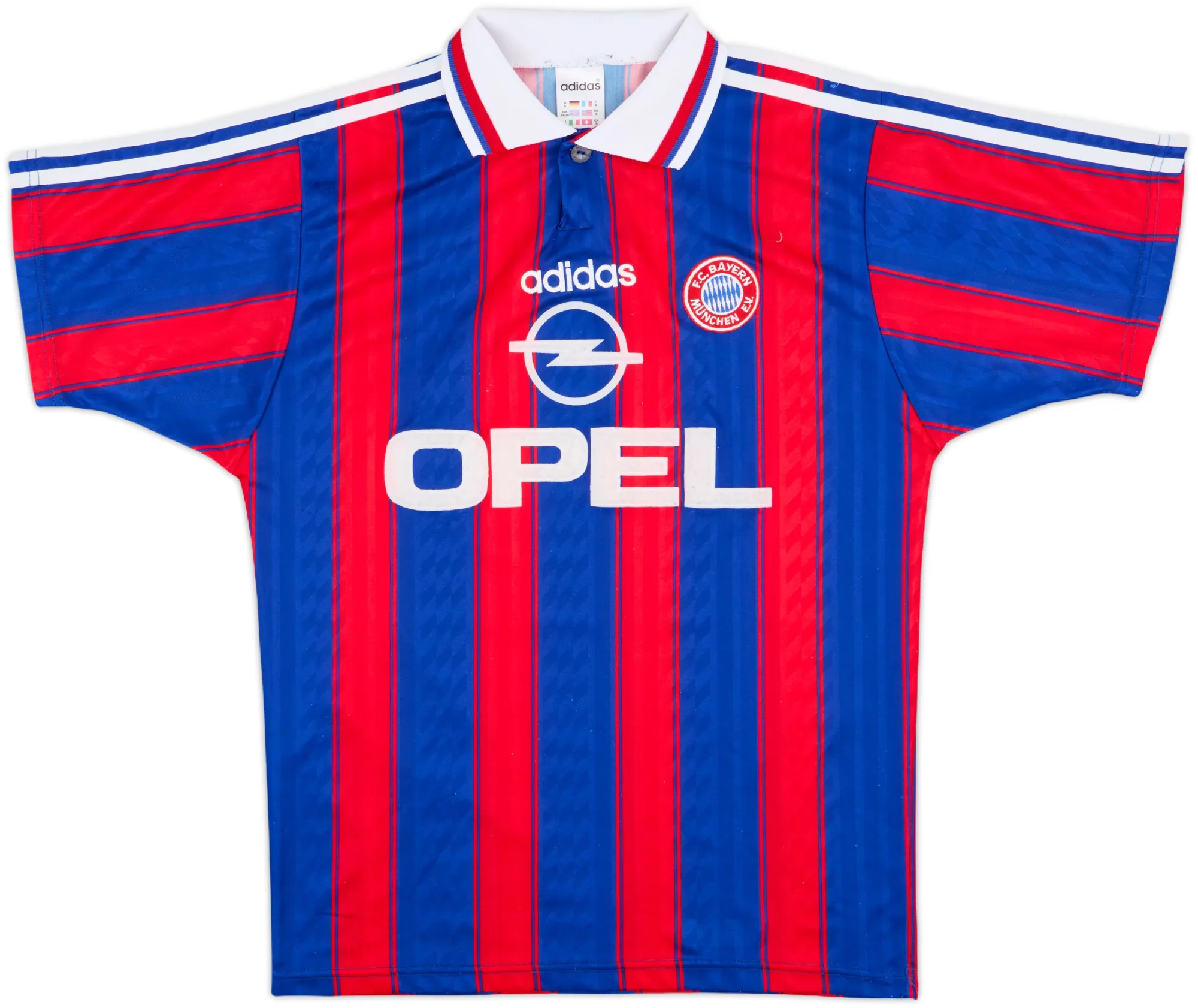 adidas Bayern Munich Mens SS Home Shirt 1995/97 | BYNH95904476used