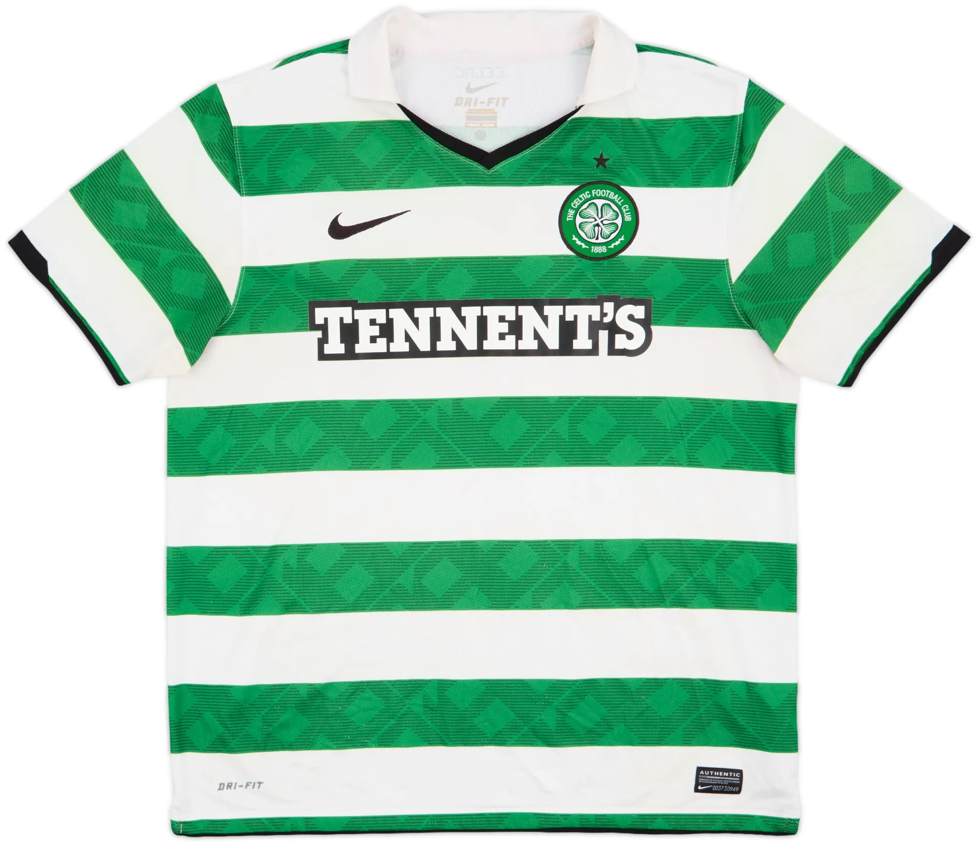Nike Celtic Mens SS Home Shirt 2010/12