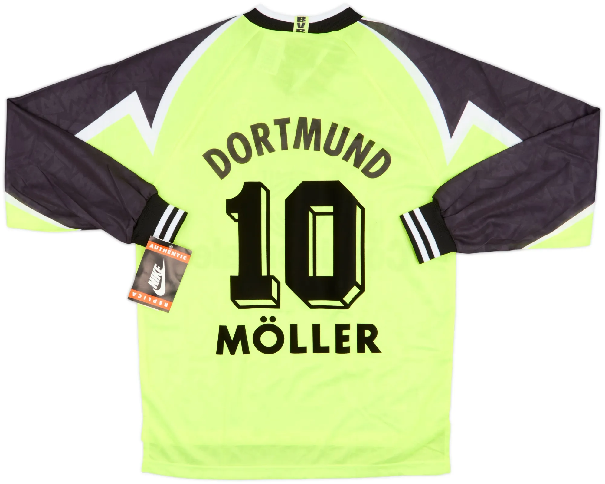 Nike Borussia Dortmund Mens LS Home Shirt 1995/96