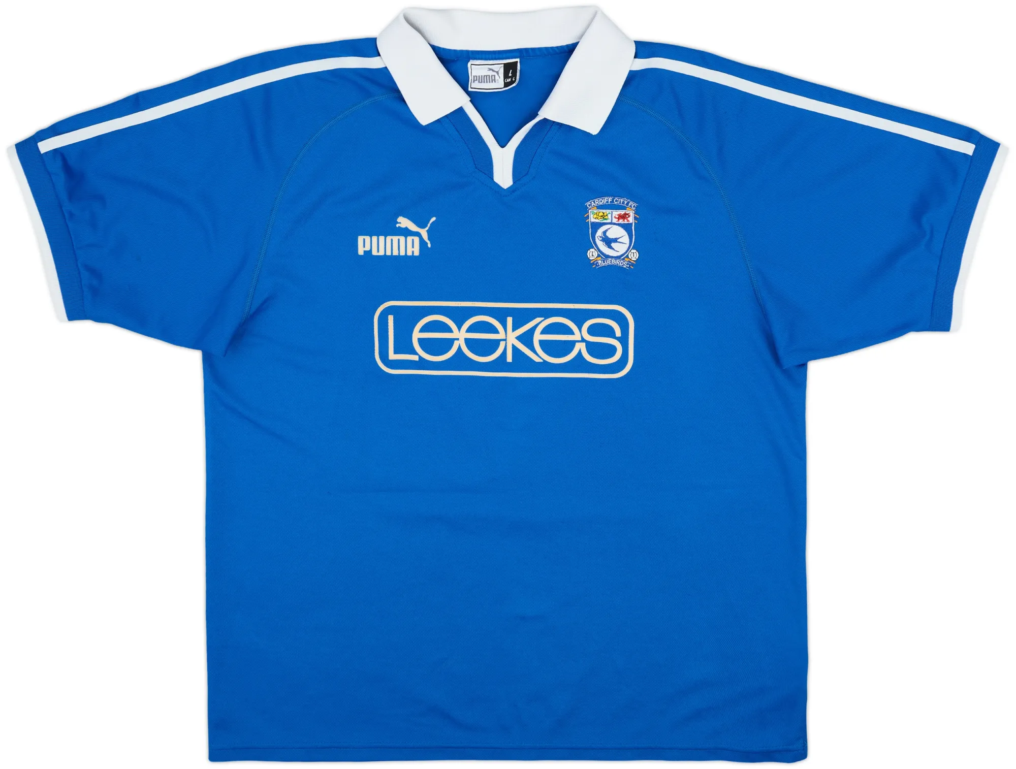 Puma Cardiff City Mens SS Home Shirt 2002/03