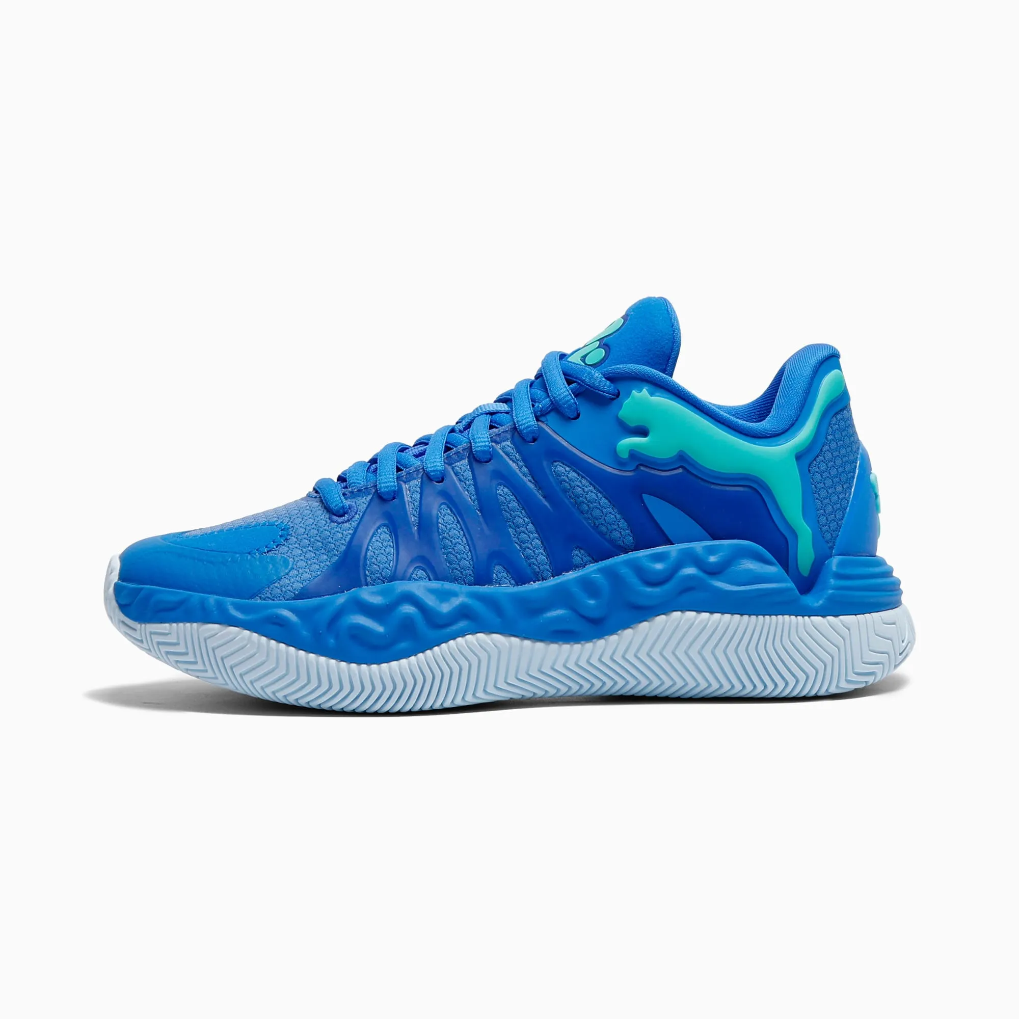PUMA Hali 1 Basketball Shoes Youth, Royal Blue