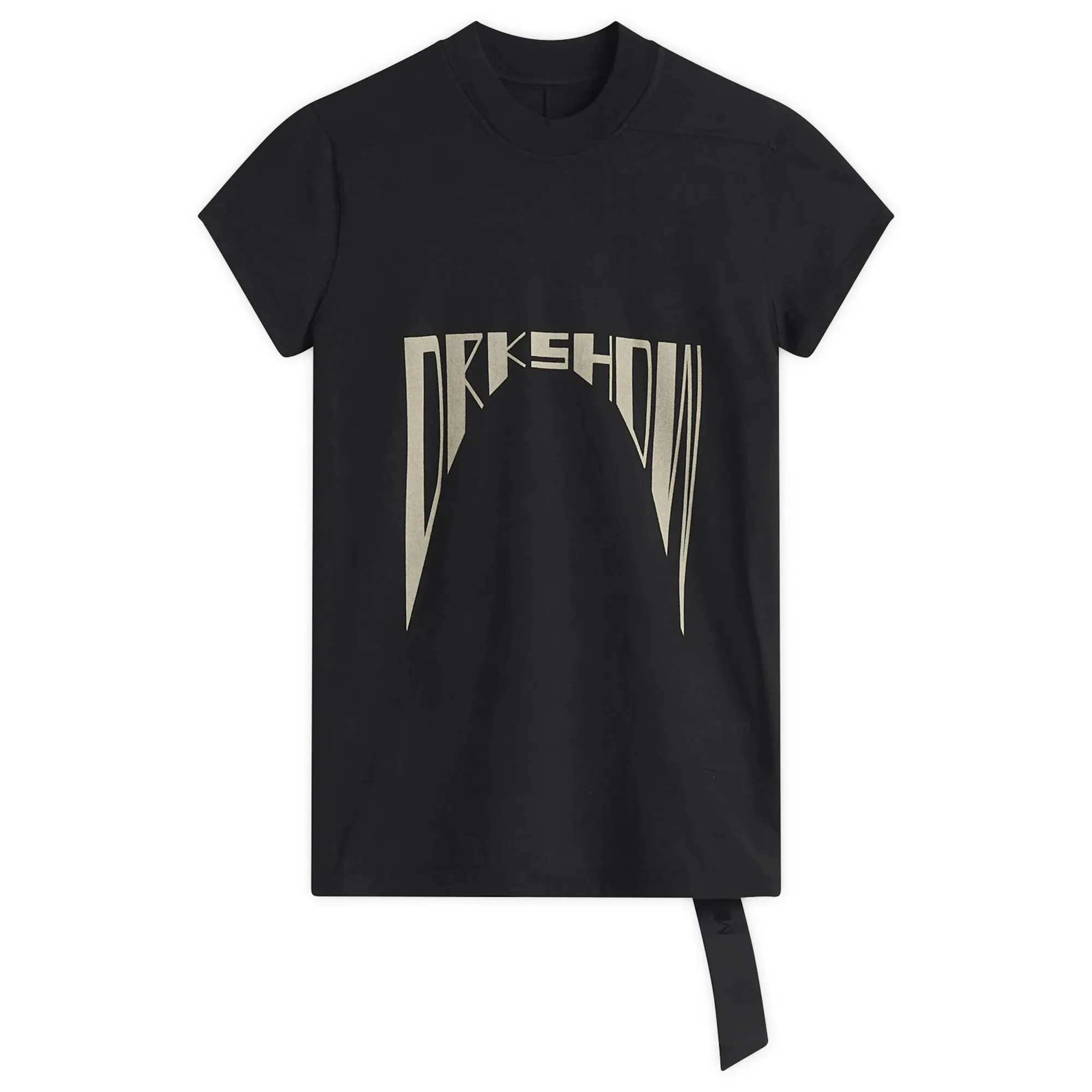 Rick Owens DRKSHDW Women's Small Level Logo T-Shirt Black/Pearl