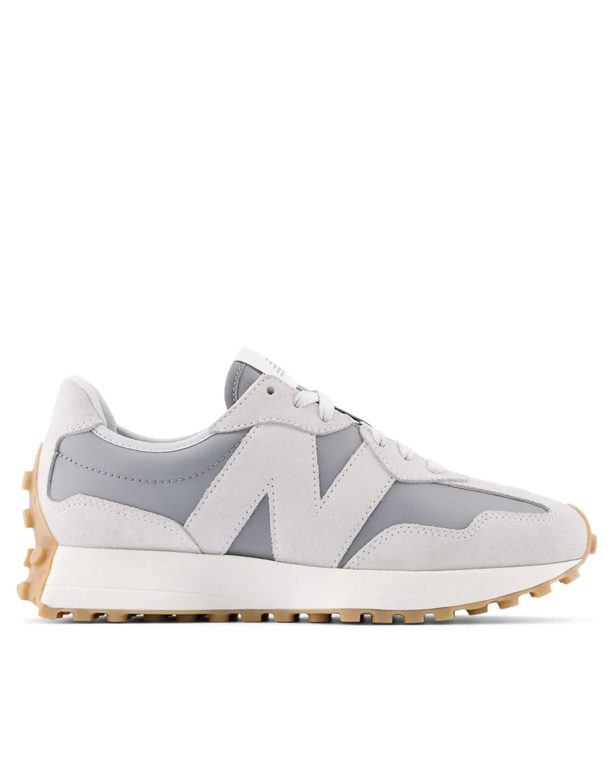 New Balance Women's 327 in Grey Leather