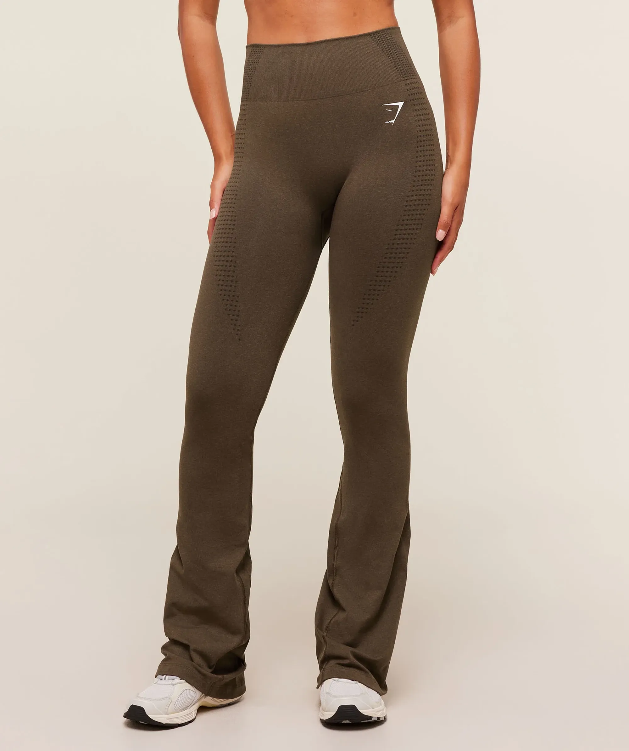 Vital Soft Flared Leggings - Espresso Marl