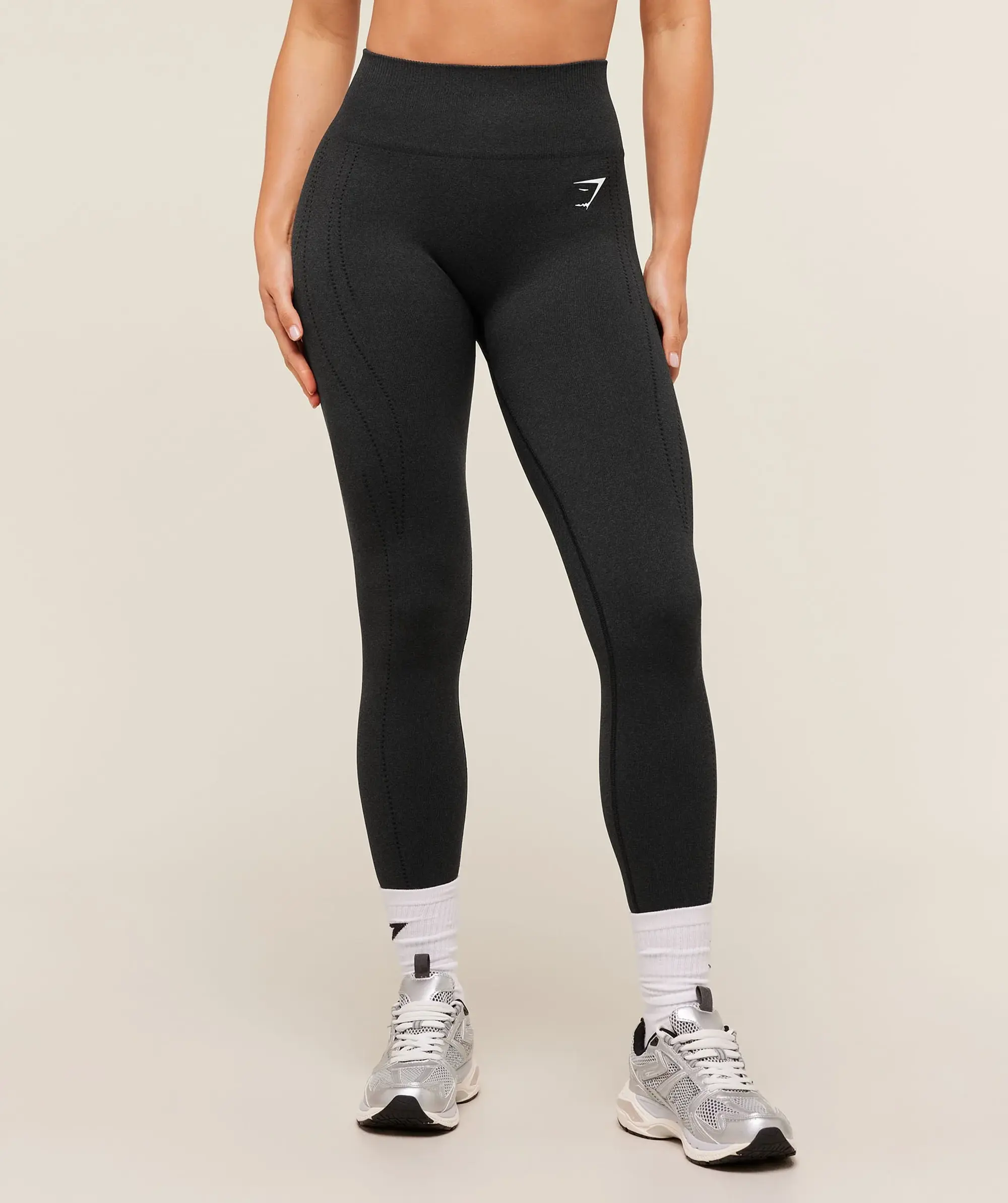  VItal Warm Leggings - Black Marl
