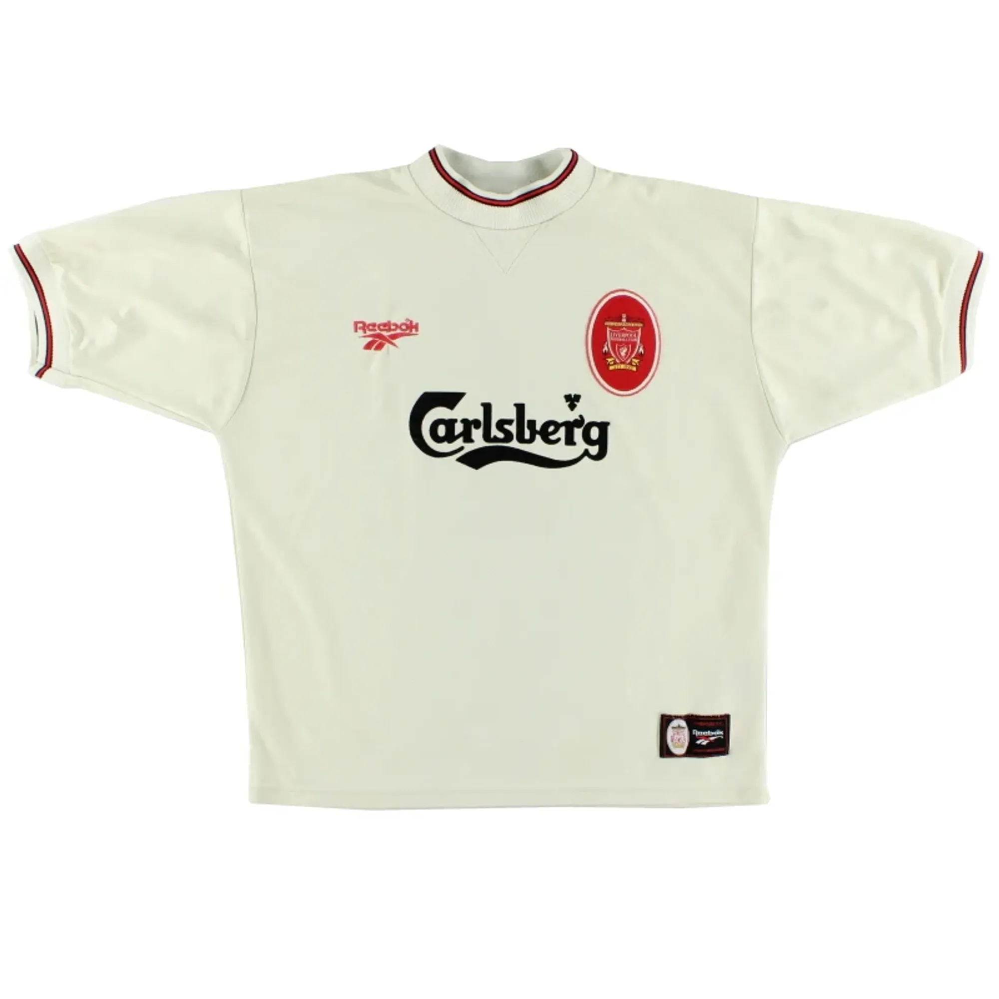 1996-97 Liverpool Reebok Away Shirt M - Liverpool / Excellent 