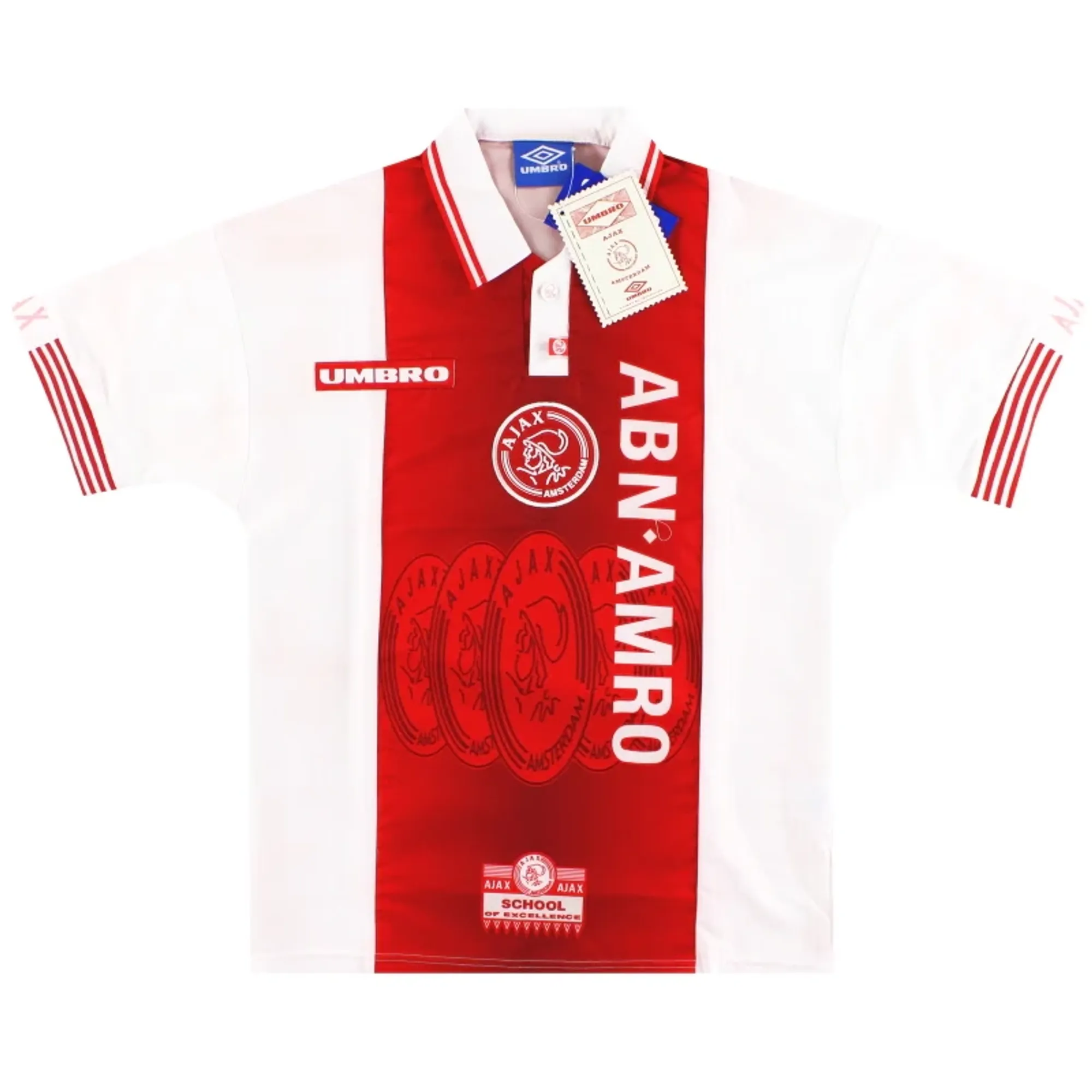 1997-98 Ajax Umbro Home Shirt *w/tags* M - Ajax / w/tags 
