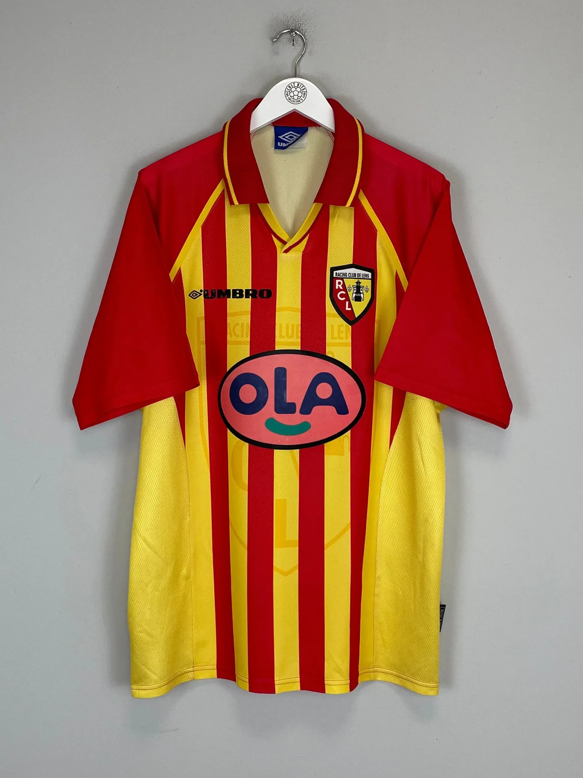 1998/99 RC LENS HOME SHIRT (XL) UMBRO | CULT KITS