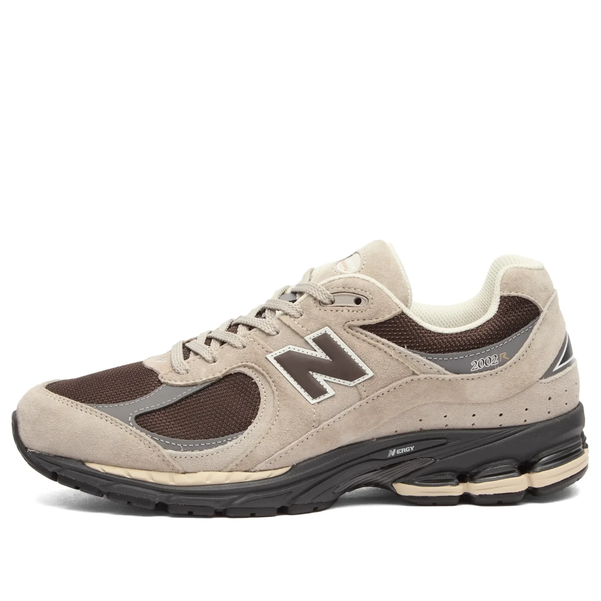 New Balance Unisex 2002R in Brown/Grey Leather