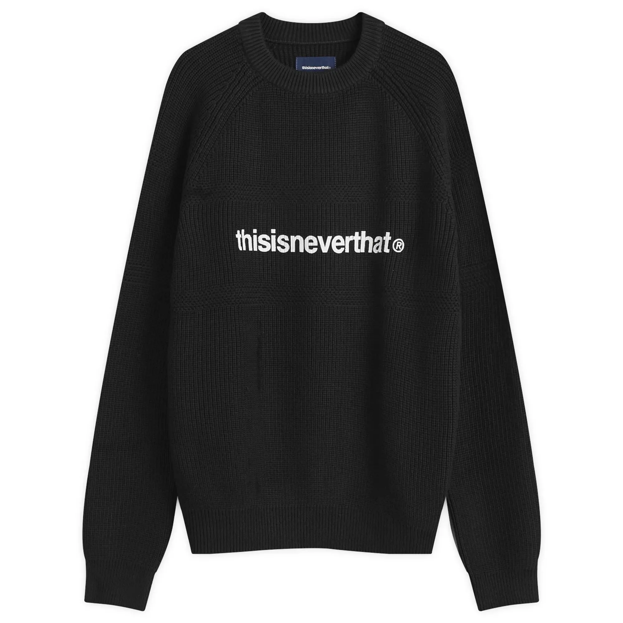 thisisneverthat Men's T-Logo Knit Jumper Black