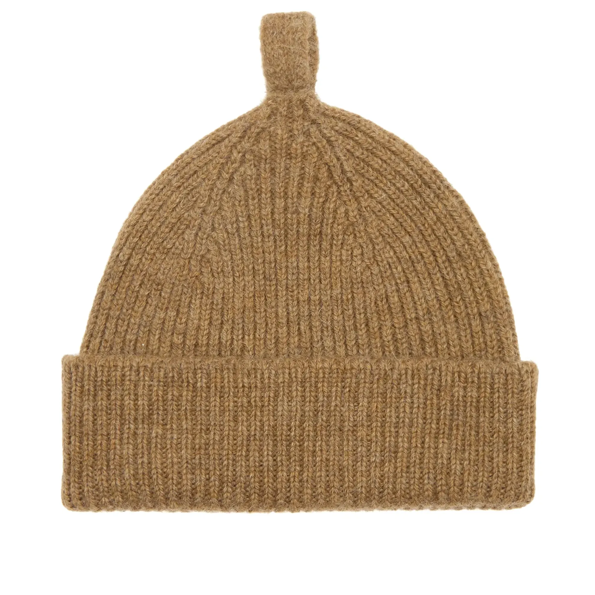 MHL by Margaret Howell Men's Simple Ribbed Beanie Olive
